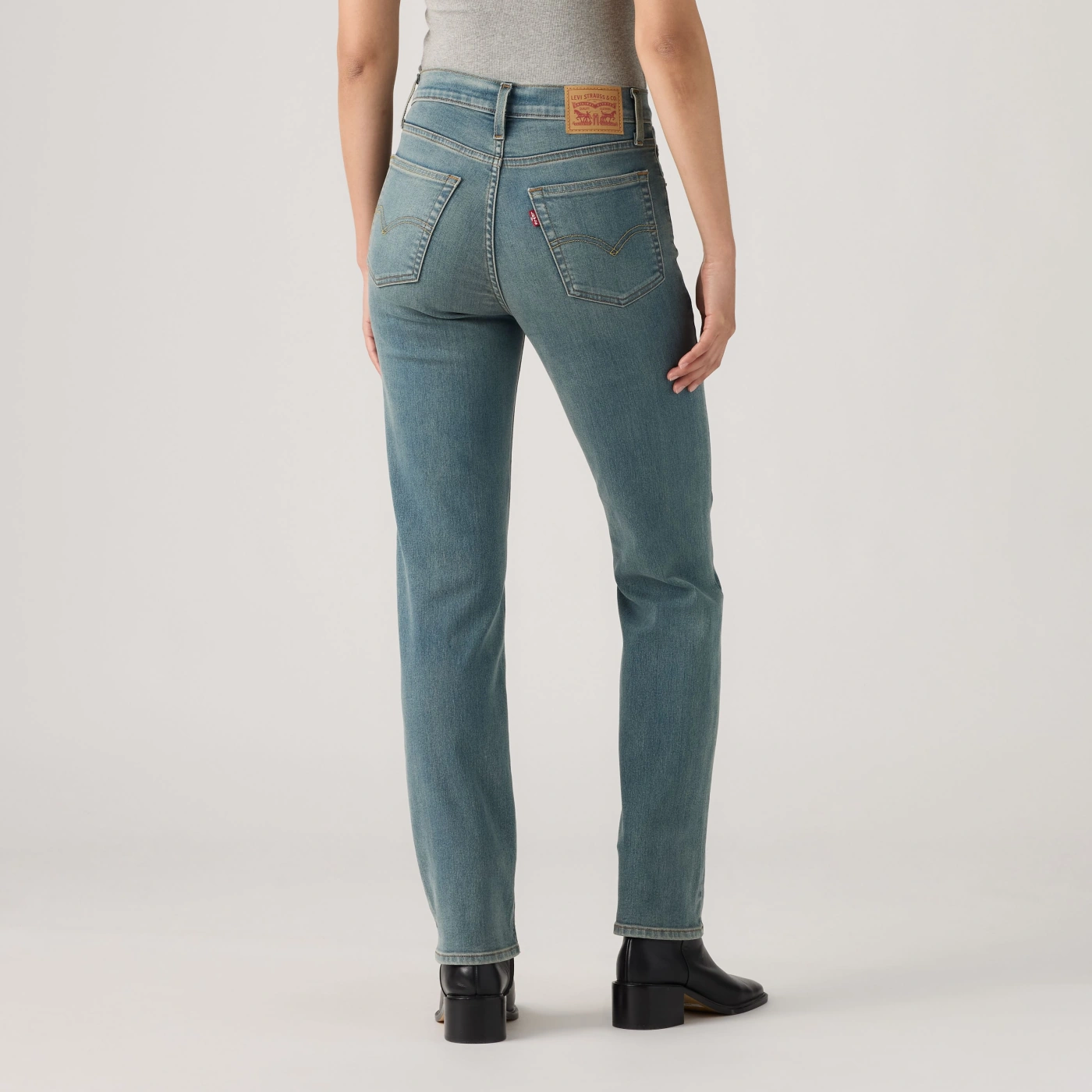 JEAN STRAIGHT MUJER LEVI'S 724 HIGH RISE TREE TIME - 4