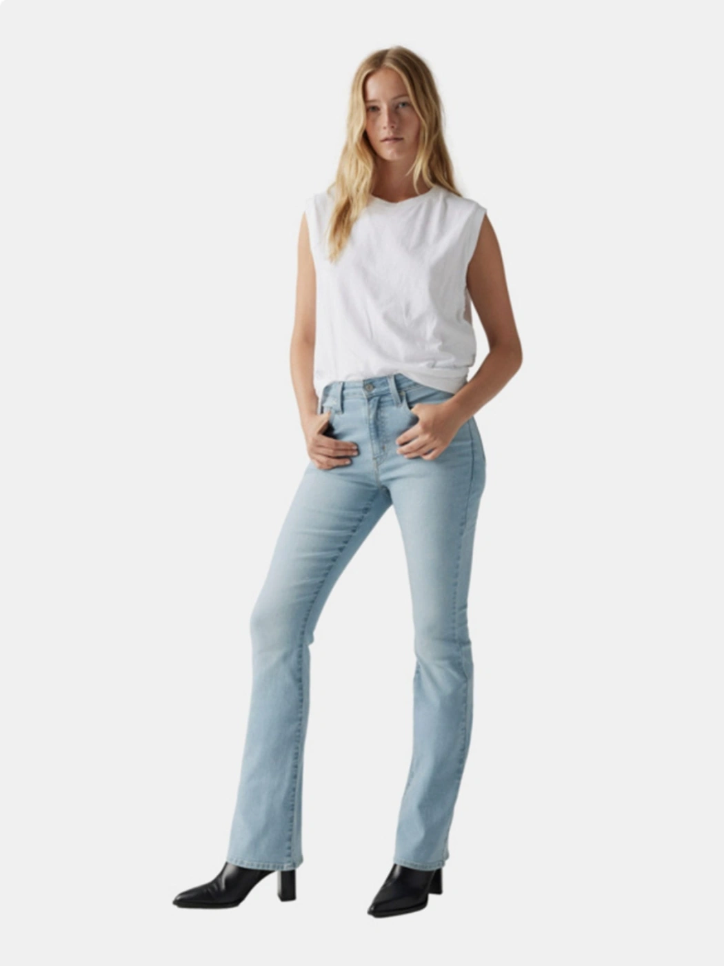 JEAN BOOTCUT MUJER LEVI'S 725 HIGH RISE ETERNAL INDIGO LIGHT - 1
