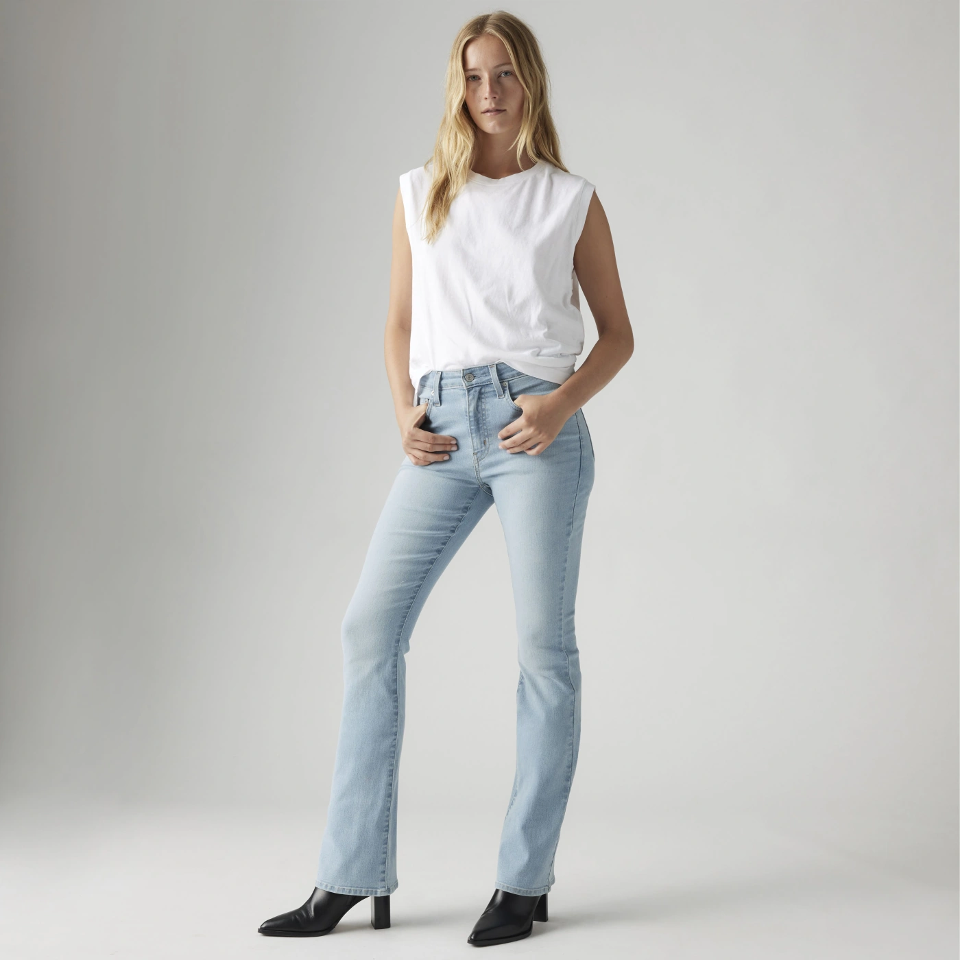 JEAN BOOTCUT MUJER LEVI'S 725 HIGH RISE ETERNAL INDIGO LIGHT - 1