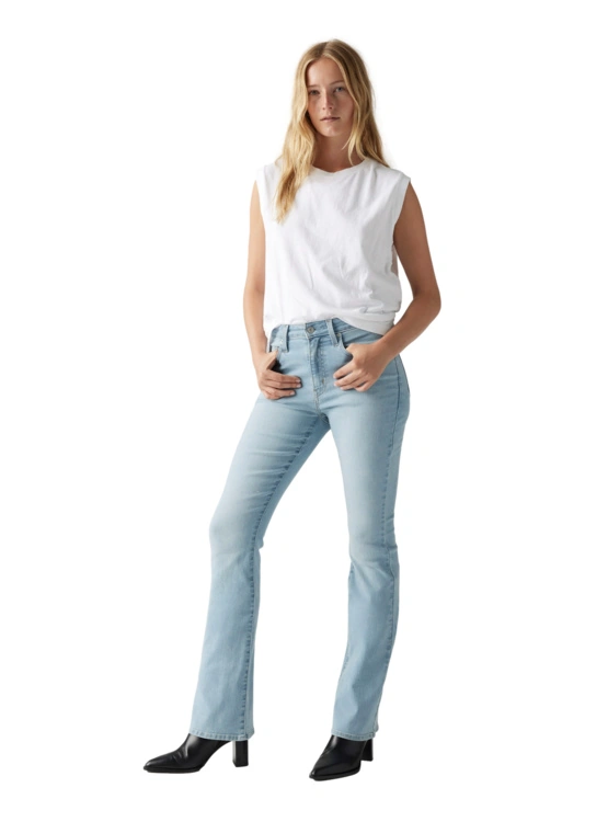 JEAN BOOTCUT MUJER LEVI'S 725 HIGH RISE ETERNAL INDIGO LIGHT - 1