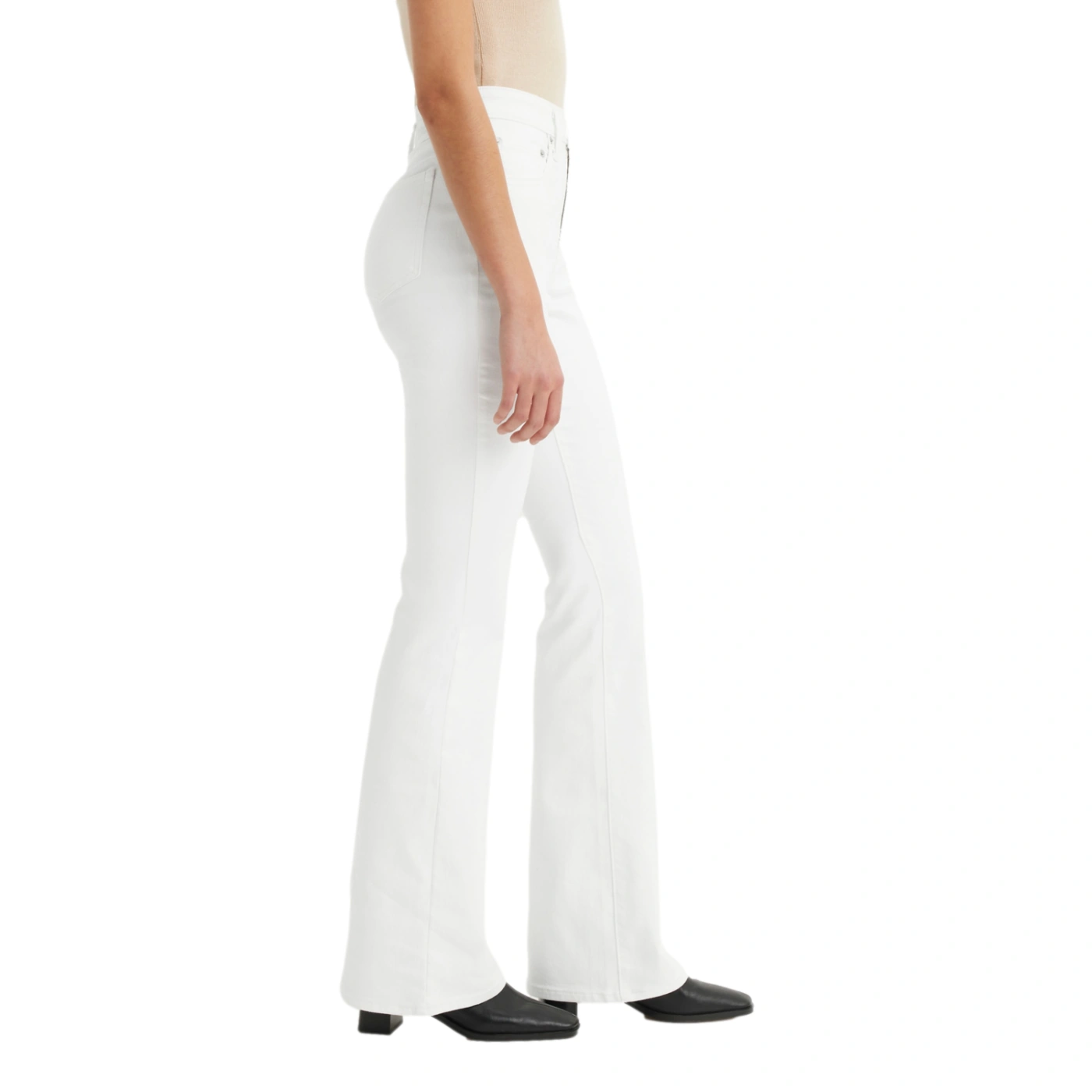 JEAN FLARE MUJER LEVI'S 726 SOFT CLEAN WHITE - 2