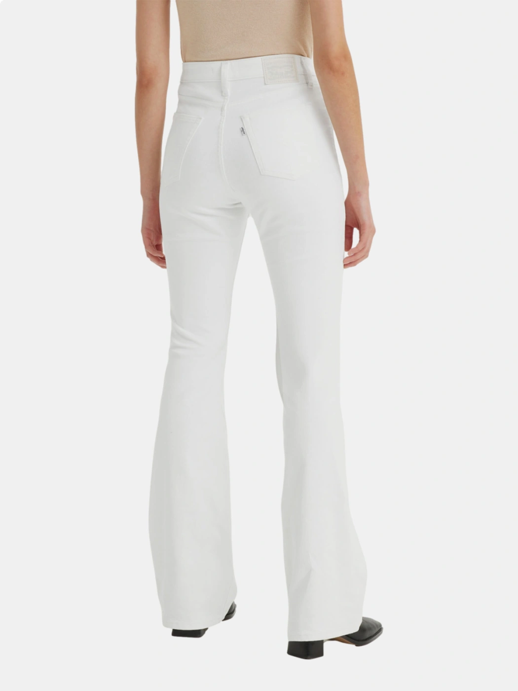 JEAN FLARE MUJER LEVI'S 726 SOFT CLEAN WHITE - 2