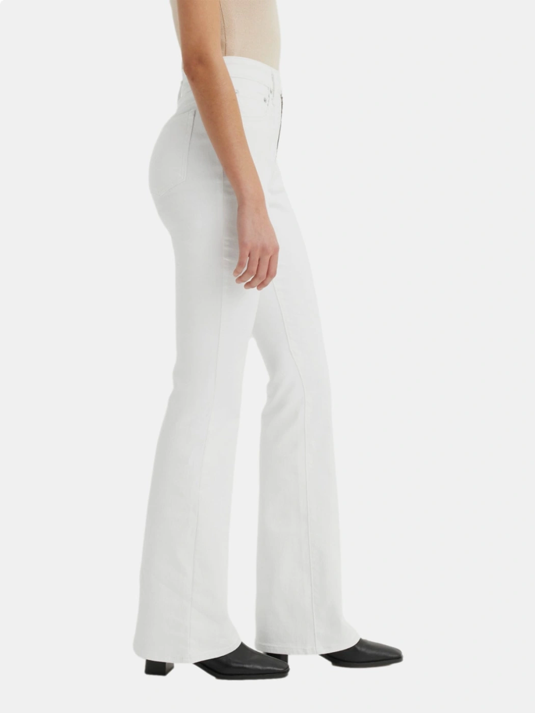 JEAN FLARE MUJER LEVI'S 726 SOFT CLEAN WHITE - 3