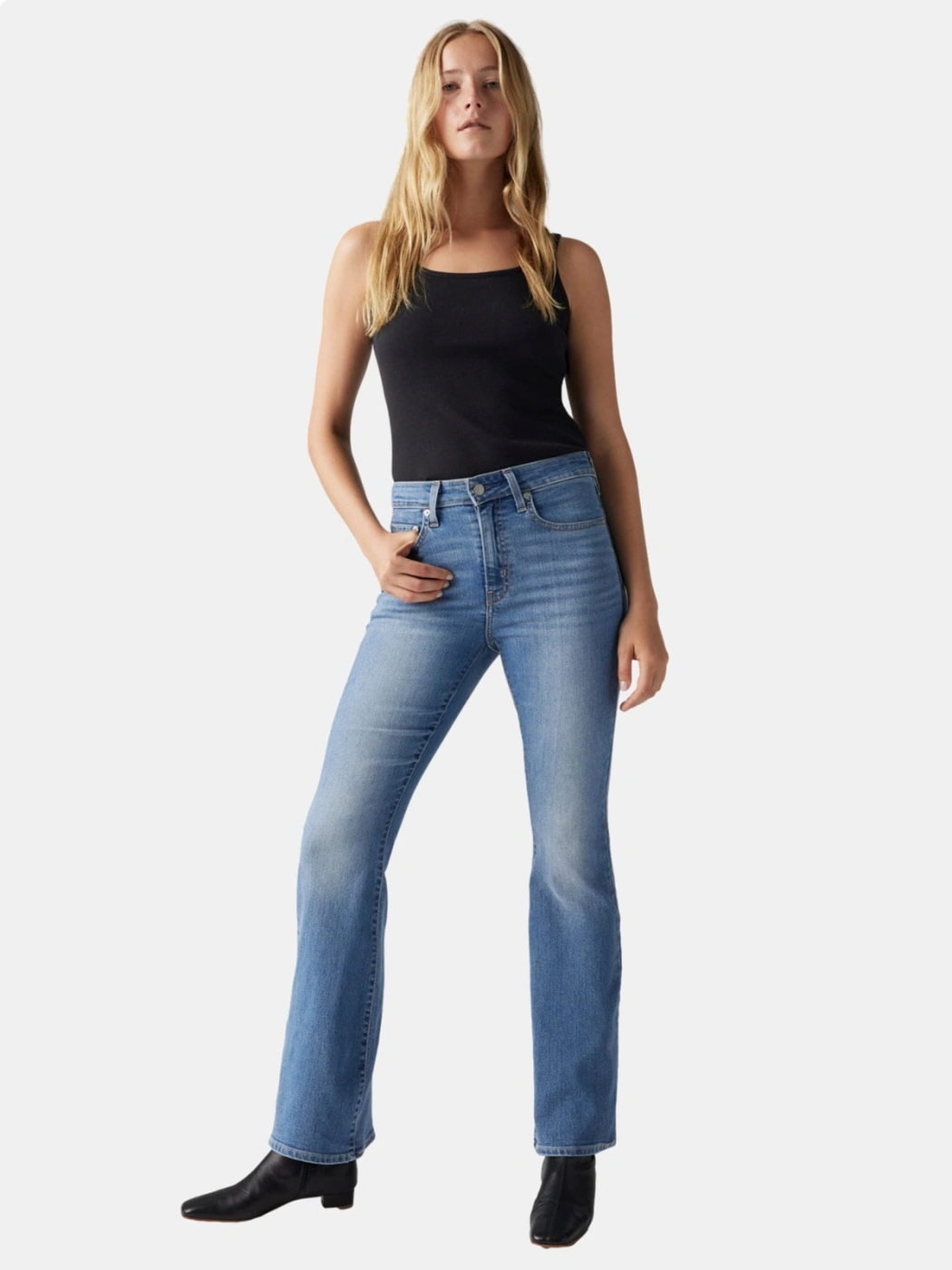 JEAN FLARE MUJER LEVI'S 726 ENTERNAL INDIGO MID - 4