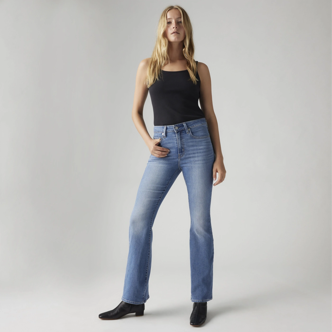 JEAN FLARE MUJER LEVI'S 726 ENTERNAL INDIGO MID - 1