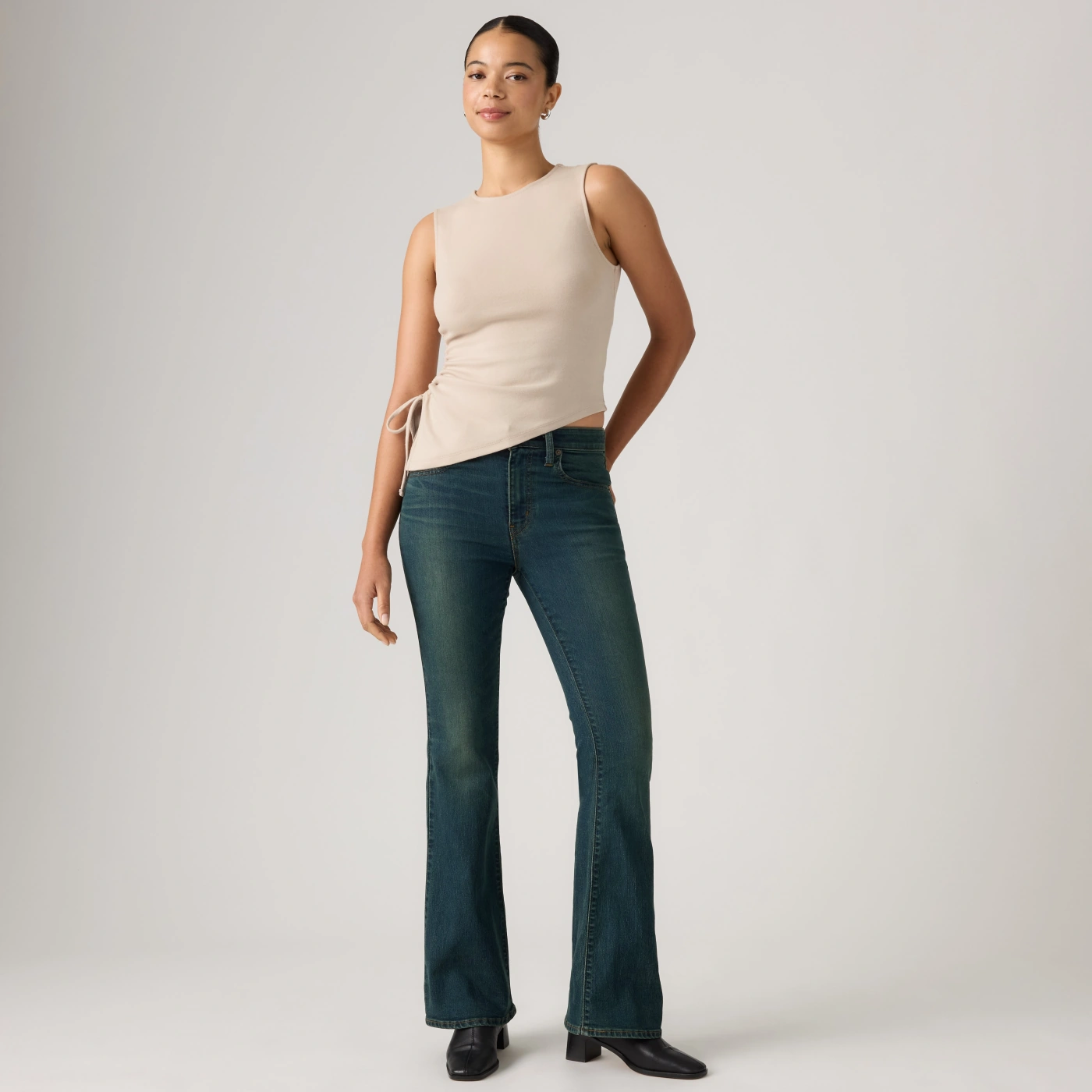 JEAN FLARE MUJER LEVI'S 726 HR CASH OUT BFR T3 - 1