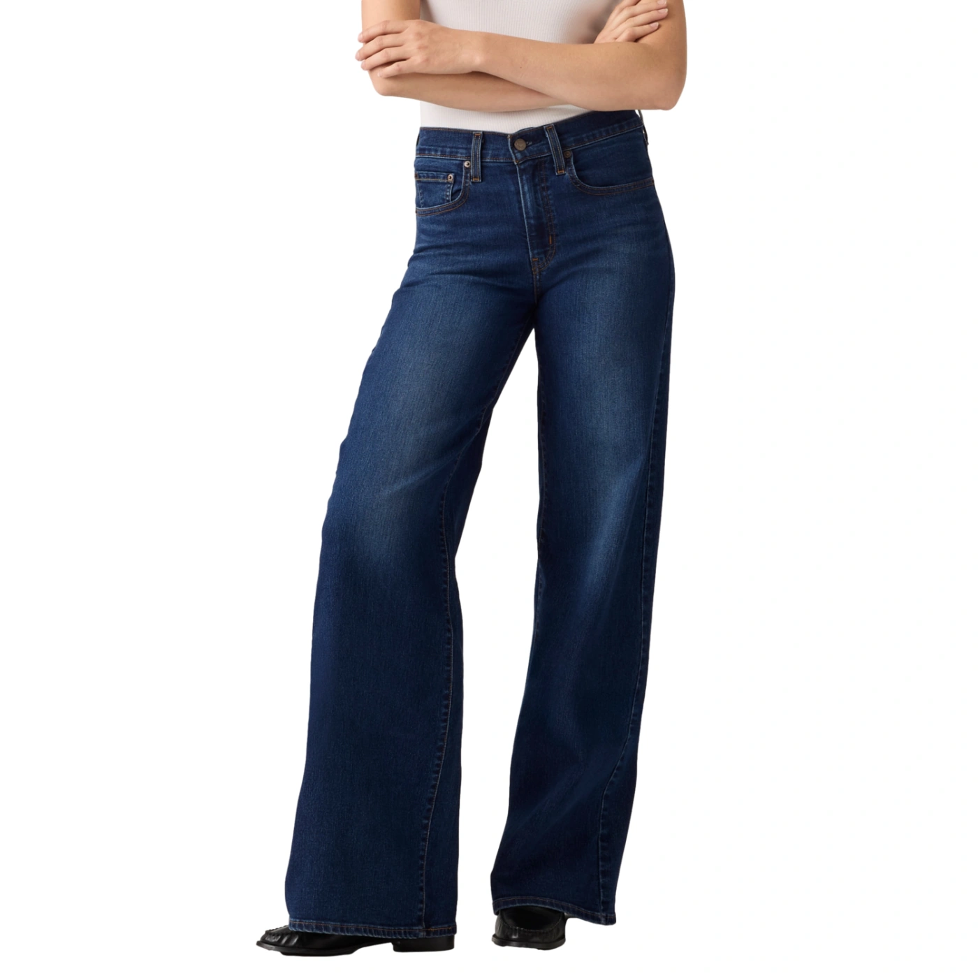 JEAN WIDE LEG MUJER LEVI'S 728 ETERNAL INDIGO DARK - 2