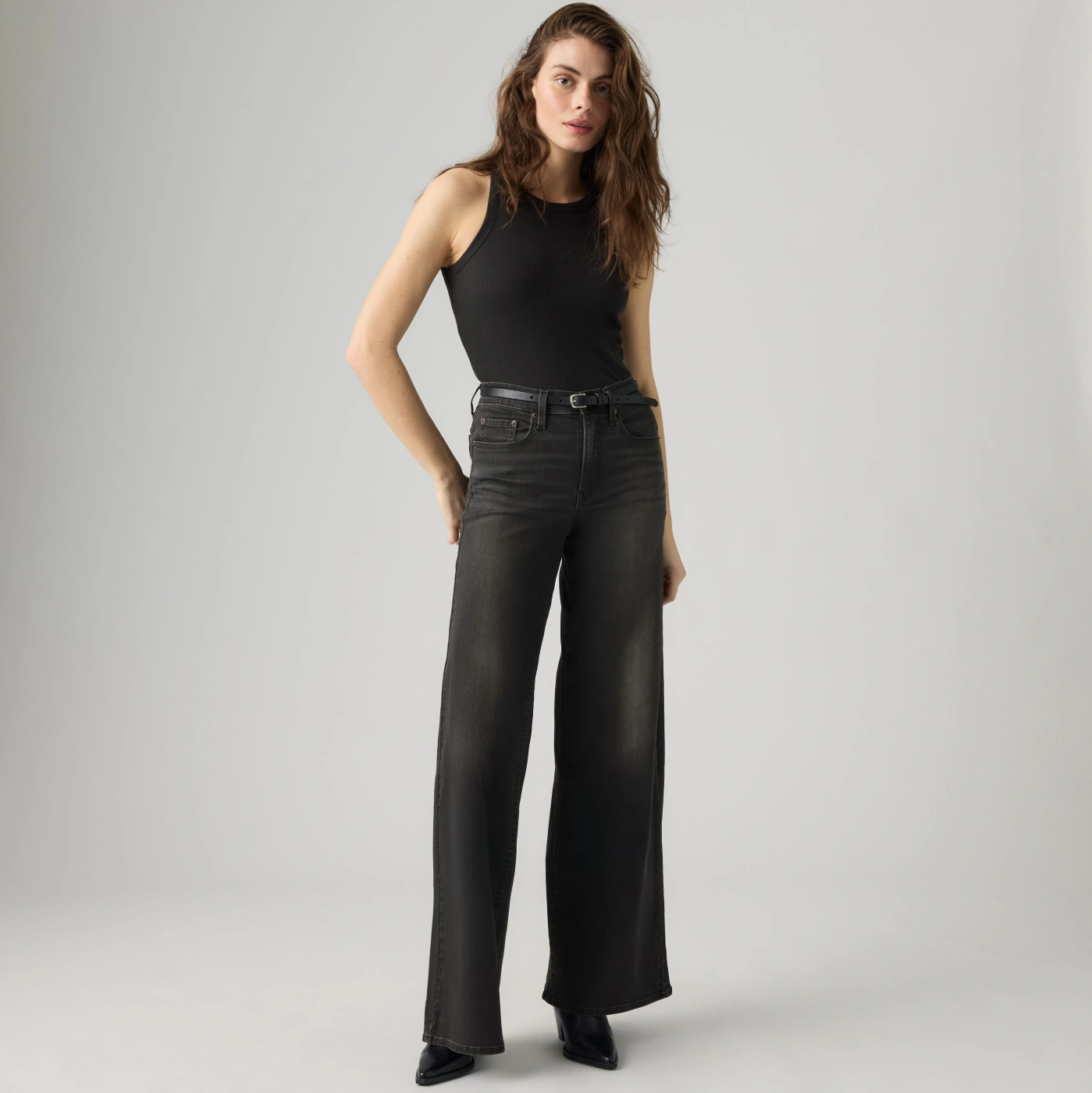 JEAN WIDE LEG MUJER LEVI'S 728 HR SLATE OF MIND - 1