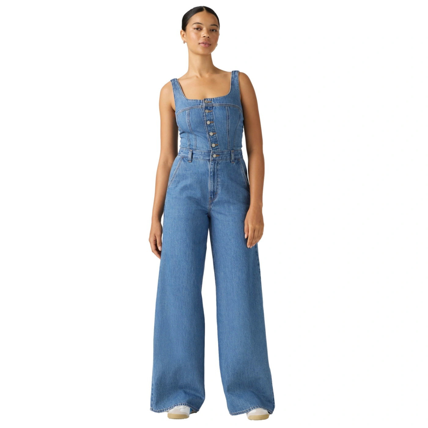 ENTERIZO LARGO ALGODÓN MUJER LEVI'S AUDRA SEAMED JUMPSUIT IS IT WORTH IT - 2