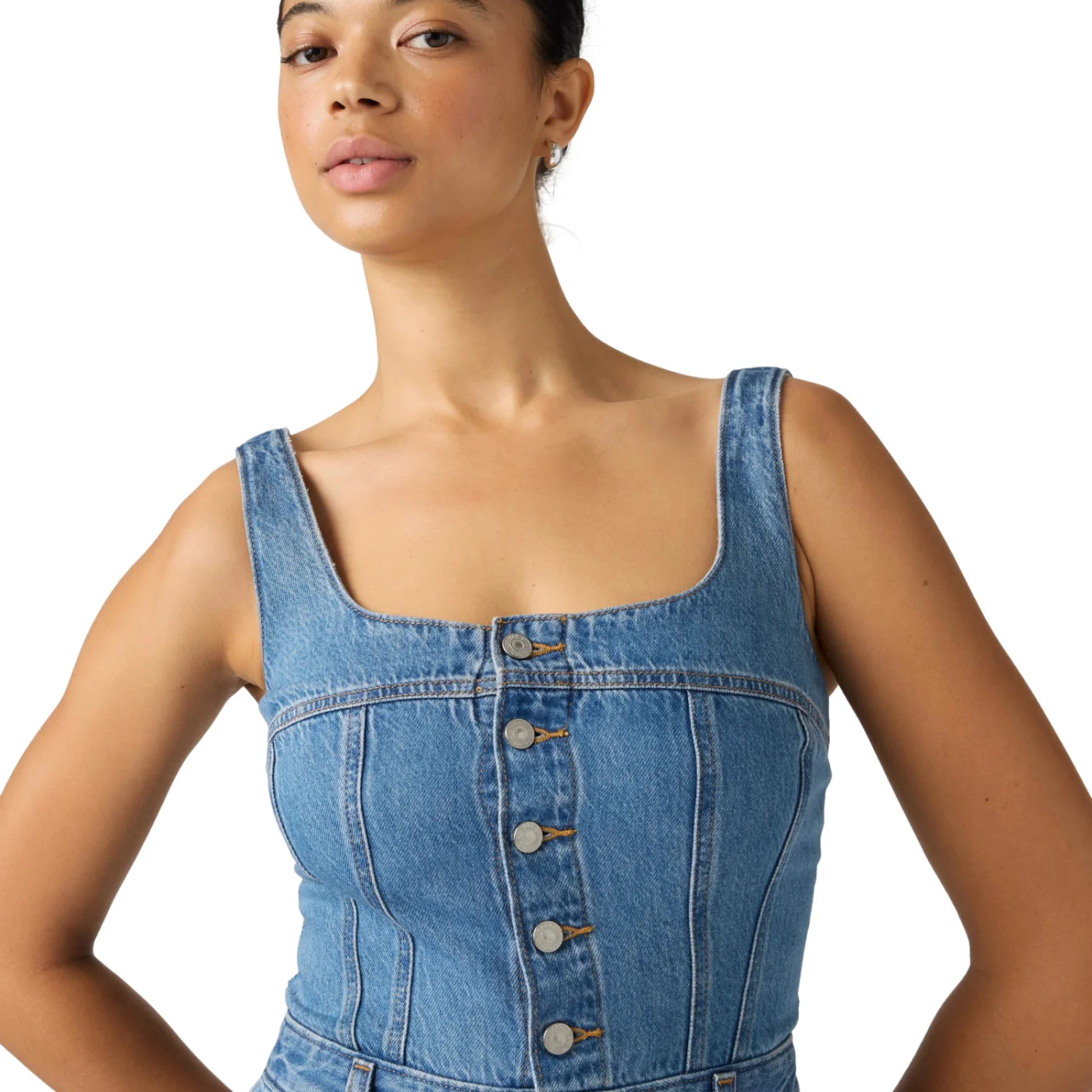 ENTERIZO LARGO ALGODÓN MUJER LEVI'S AUDRA SEAMED JUMPSUIT IS IT WORTH IT - 5