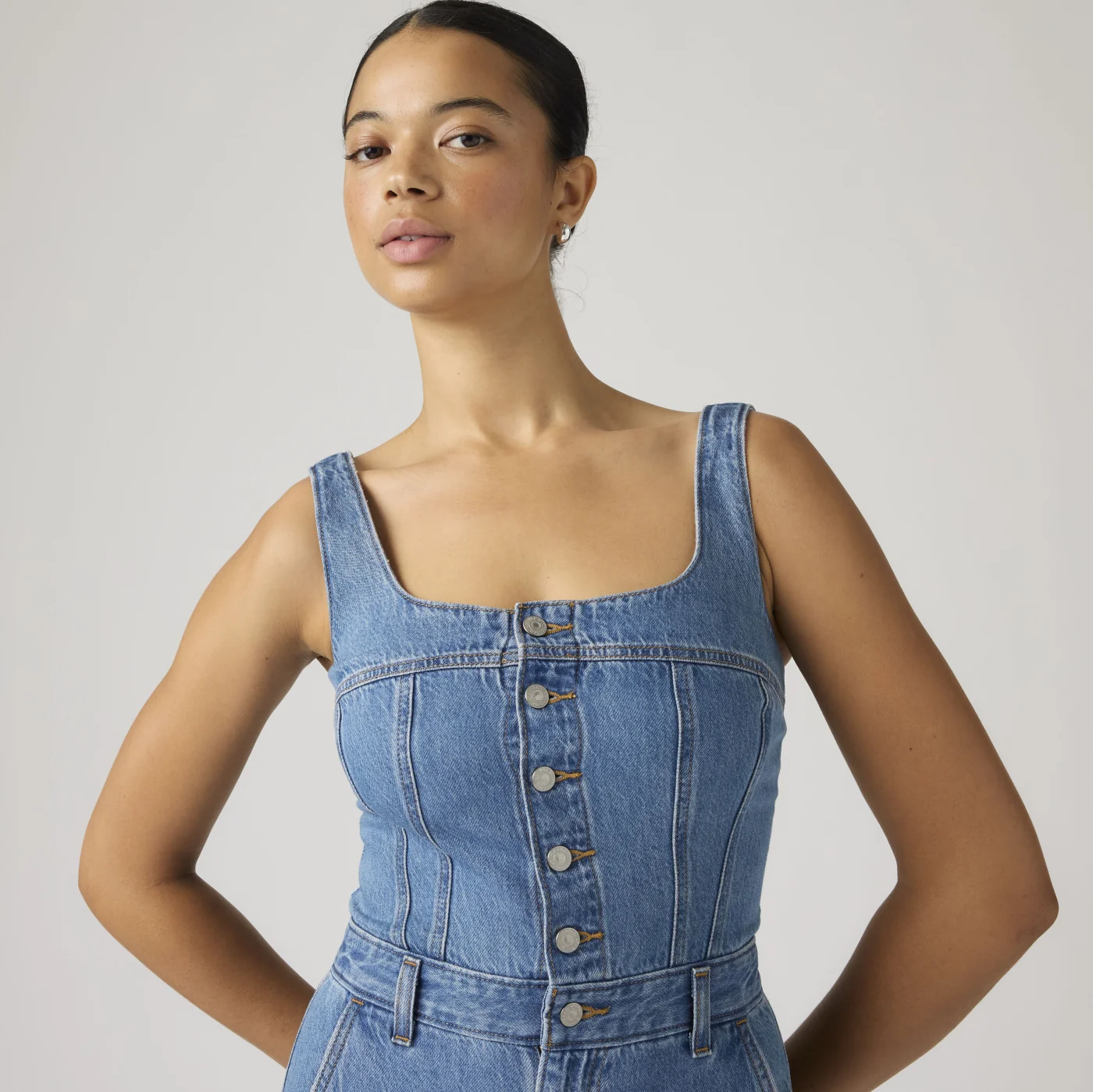 ENTERIZO LARGO ALGODÓN MUJER LEVI'S AUDRA SEAMED JUMPSUIT IS IT WORTH IT - 3