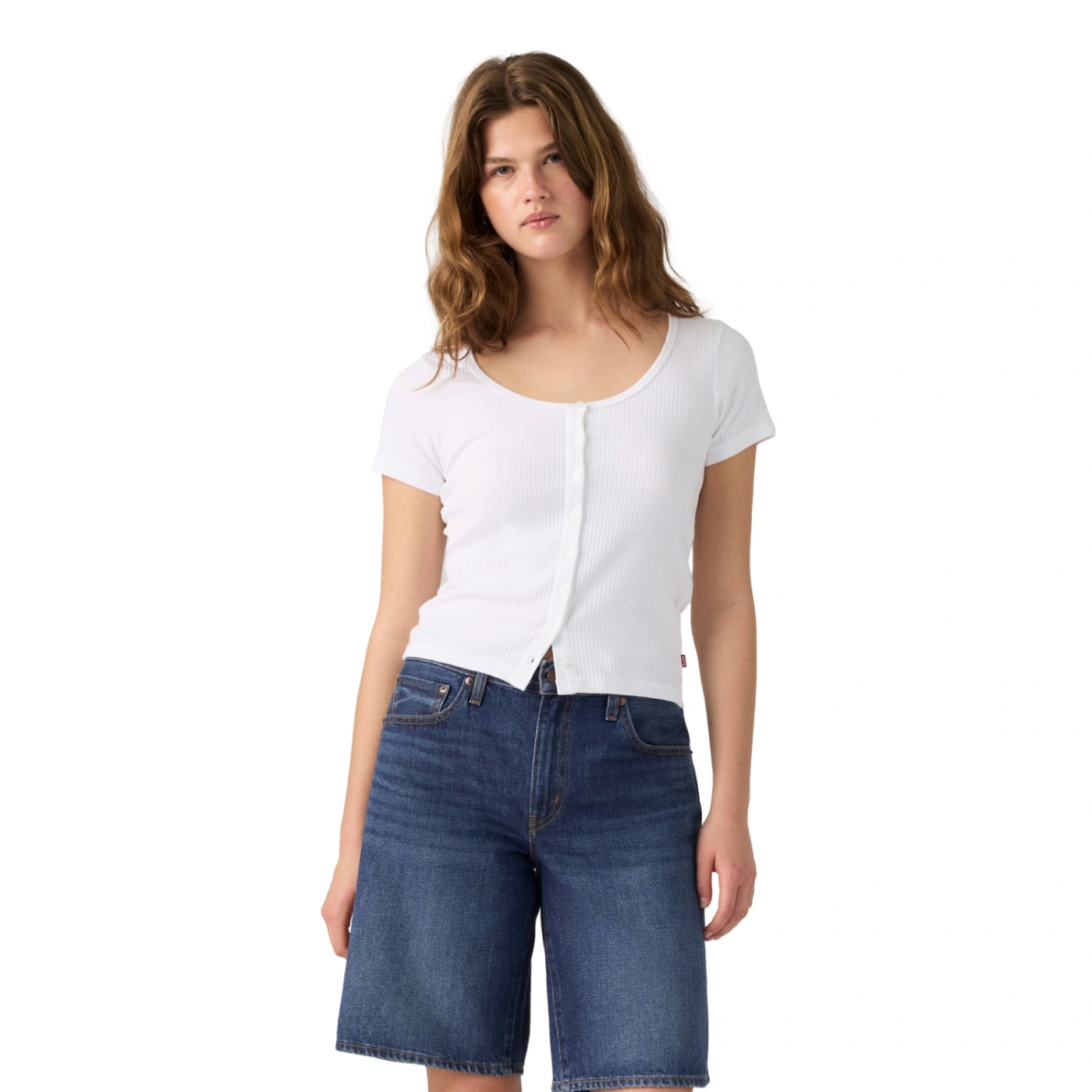 POLO MUJER LEVI'S AUSTEN BUTTON THROUGH BRIGHT - 1