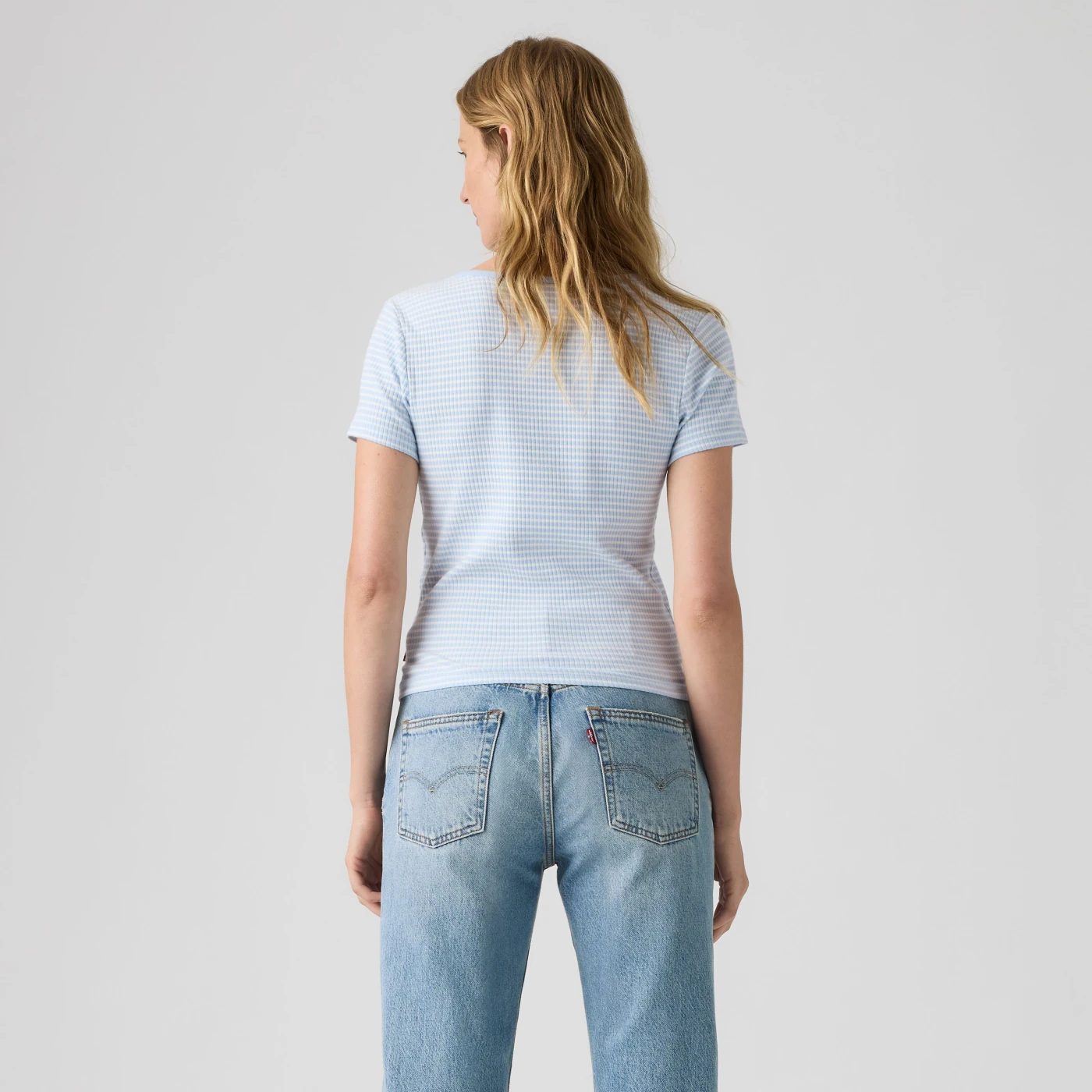 POLO MUJER LEVI'S AUSTEN BUTTON THROUGH Annalise Stripe ANGEL FALLS RIB - 3