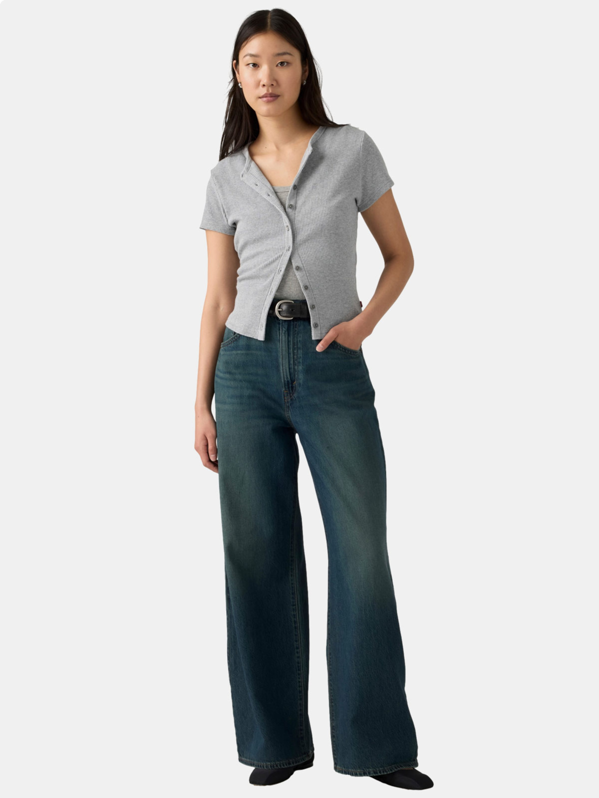JEAN MUJER LEVI'S BAGGY CINCH - 1