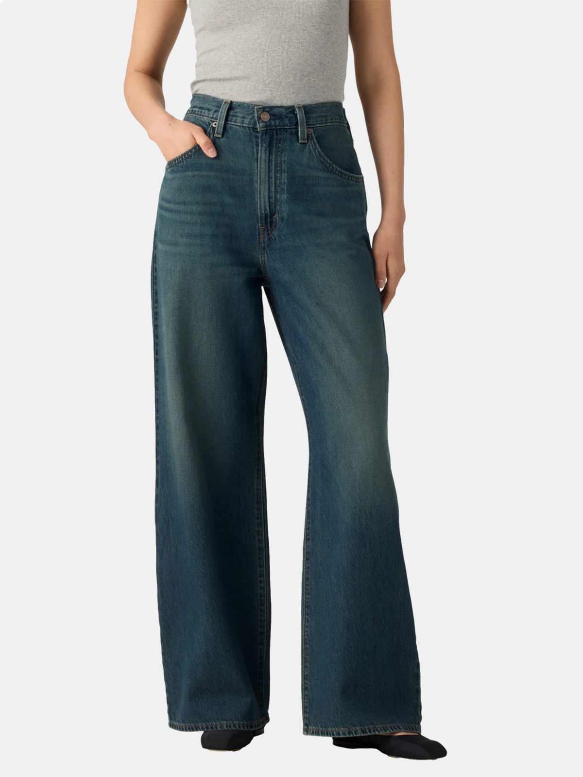 JEAN MUJER LEVI'S BAGGY CINCH - 2