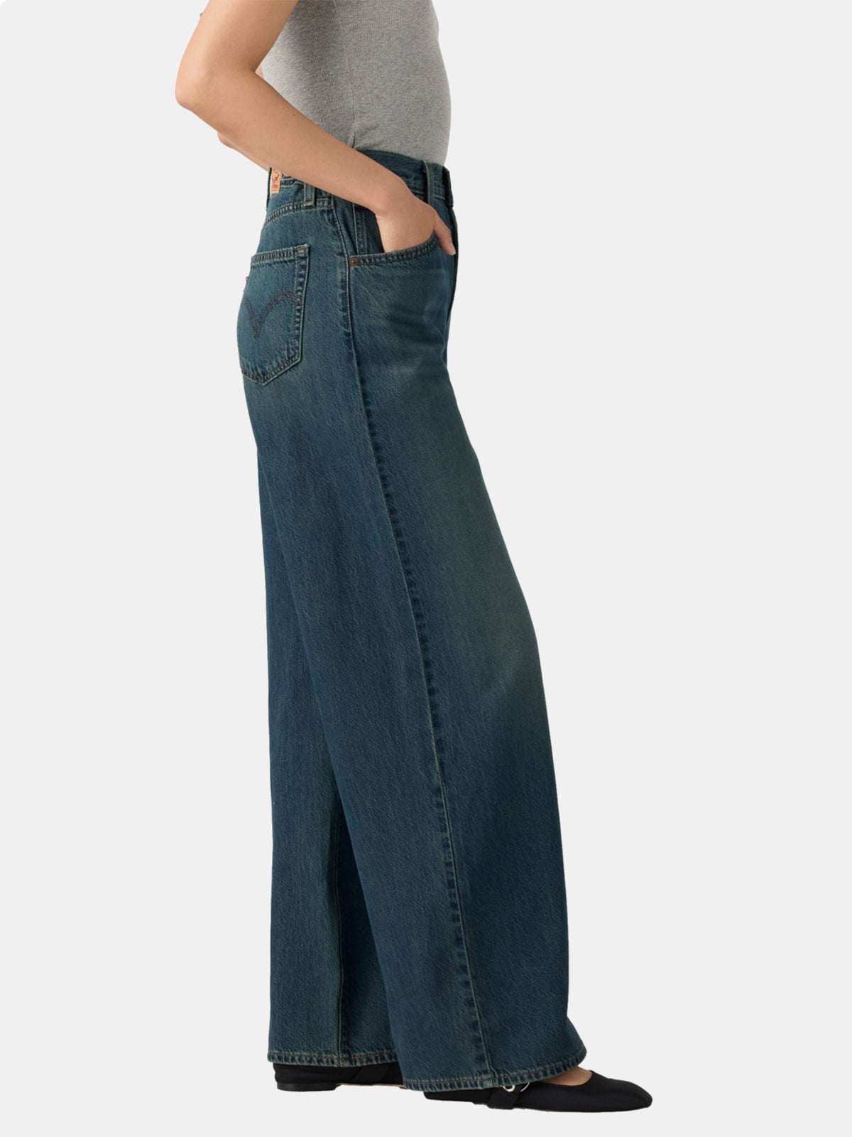 JEAN MUJER LEVI'S BAGGY CINCH - 4