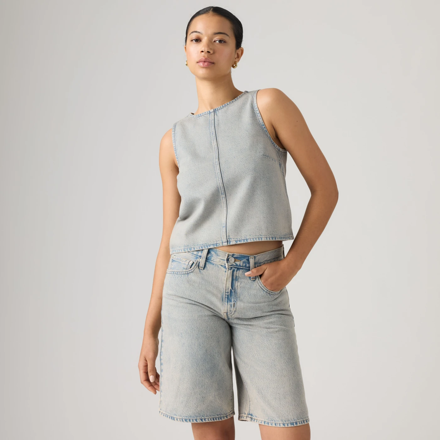 BLUSA ALGODÓN MUJER LEVI'S DENIM SHELL MINE TIME SHELL - 1