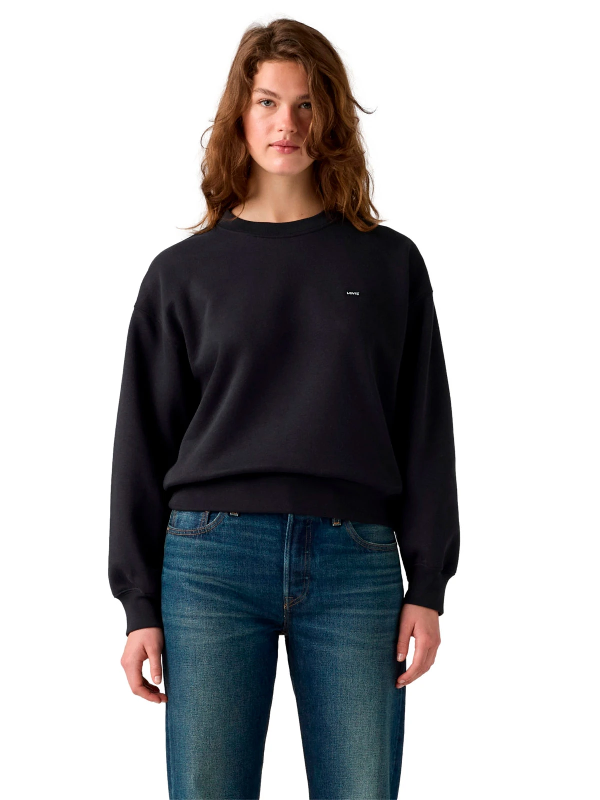 POLERA MUJER LEVI'S EVERYDAY CREW ANTHRACITE NIGHT - 1