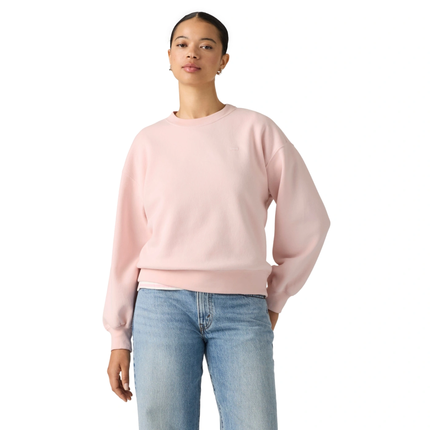POLERA MUJER LEVI'S EVERYDAY CREW CRYSTAL PINK - 1