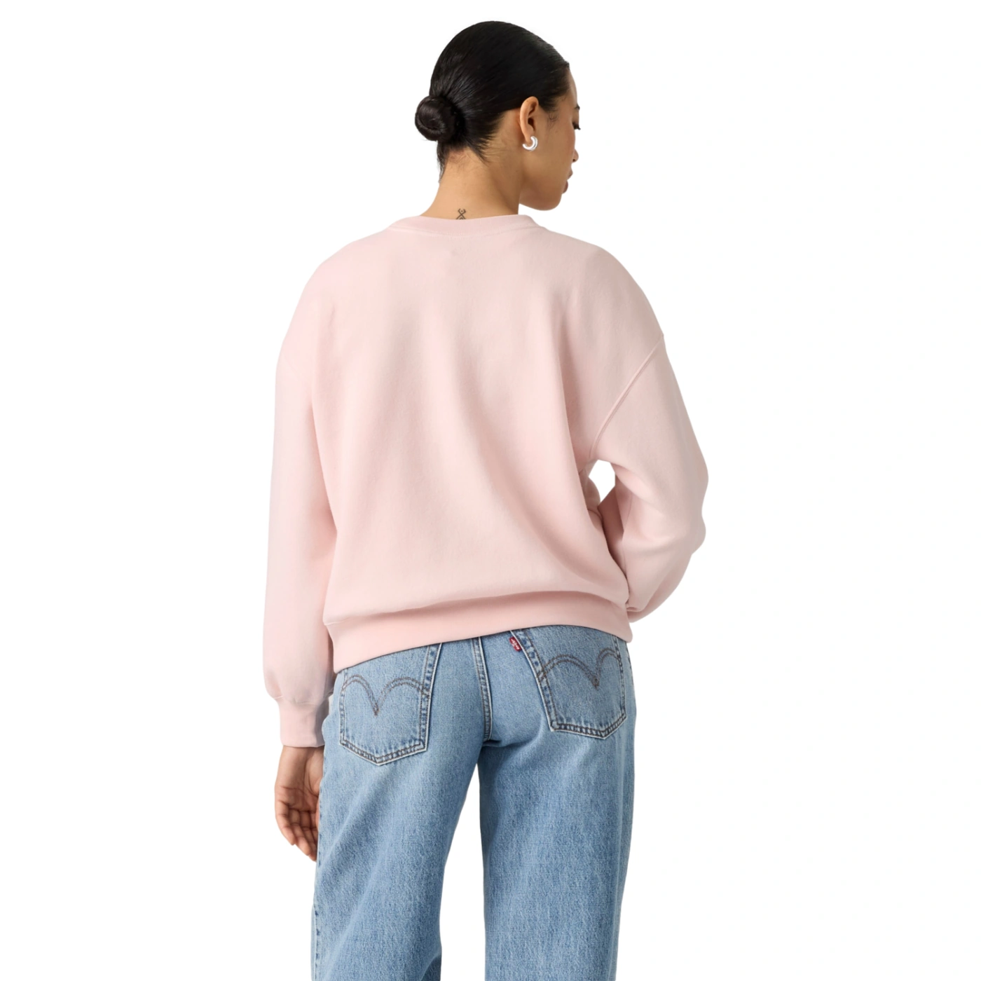 POLERA MUJER LEVI'S EVERYDAY CREW CRYSTAL PINK - 2