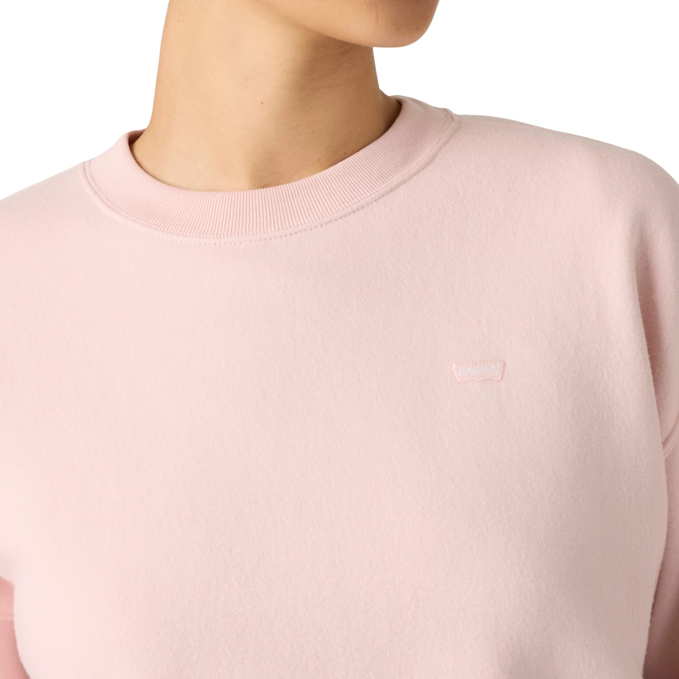 POLERA MUJER LEVI'S EVERYDAY CREW CRYSTAL PINK - 4