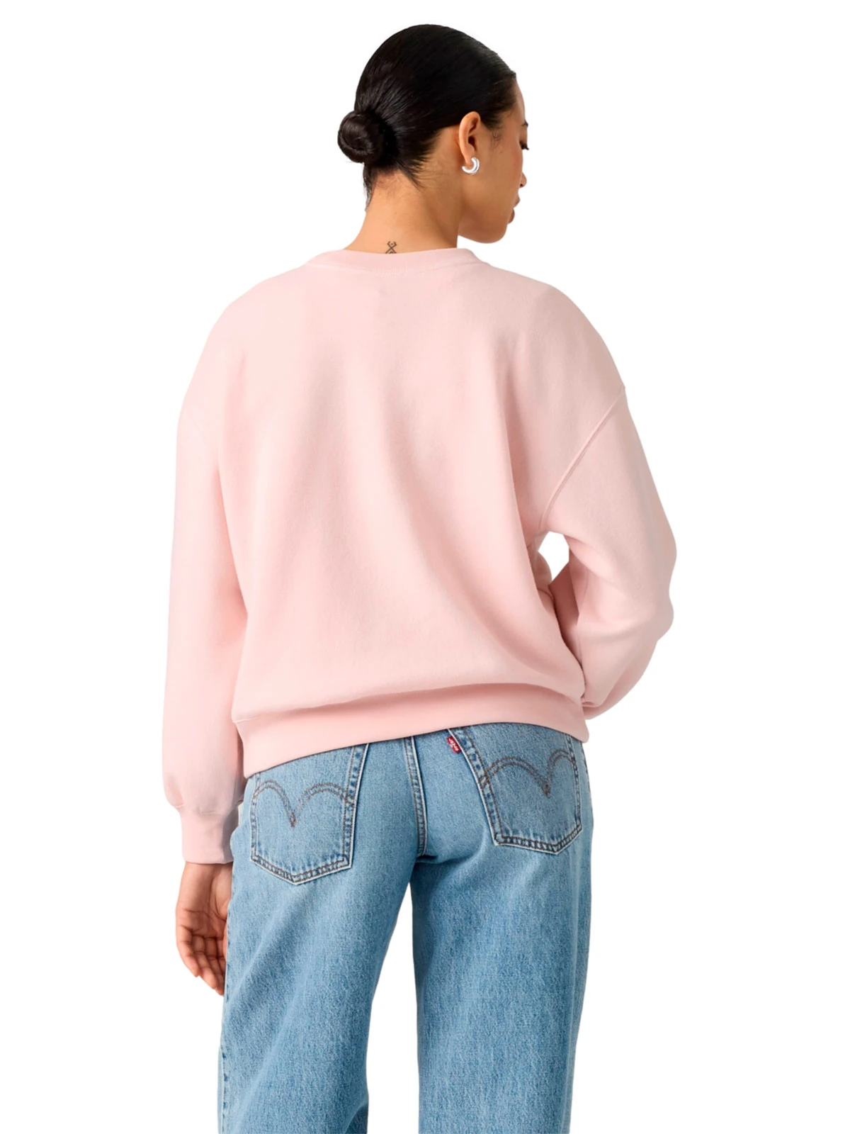 POLERA MUJER LEVI'S EVERYDAY CREW CRYSTAL PINK - 2