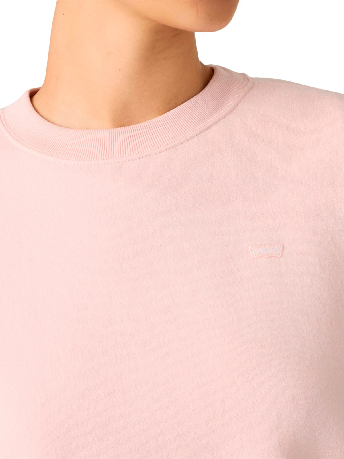 POLERA MUJER LEVI'S EVERYDAY CREW CRYSTAL PINK - 4