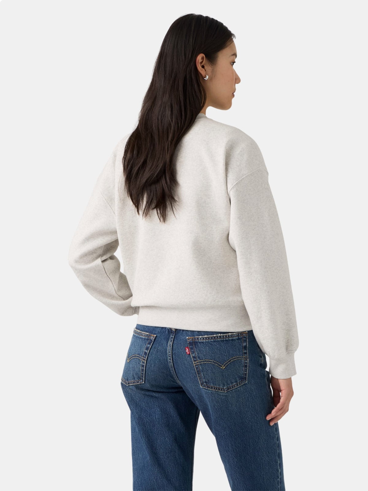 POLERA MUJER LEVI'S EVERYDAY CREW SWEATSHIRT FROSTY - 2