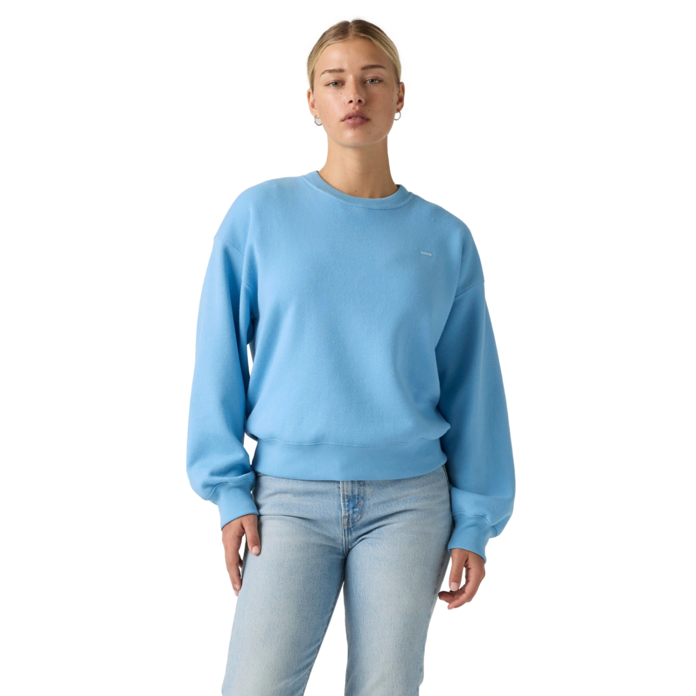 POLERA MUJER LEVI'S EVERYDAY CREW ALASKA BLUE - 1