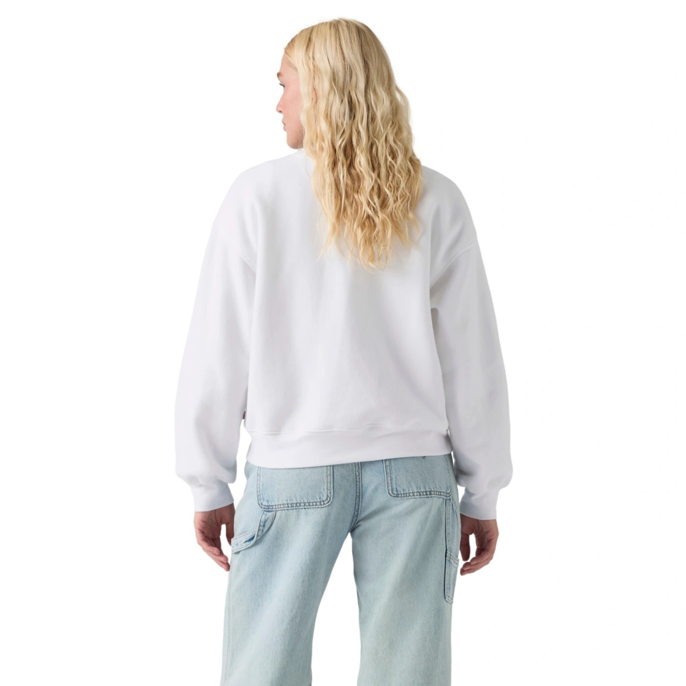 POLERA MUJER LEVI'S EVERYDAY CREW 2.0 ARDEN OF SOUNDS BRIGHT WHITE - 2