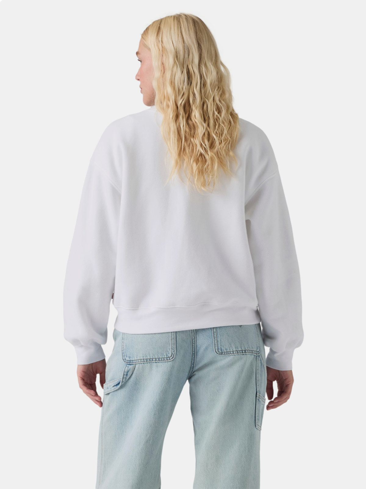 POLERA MUJER LEVI'S EVERYDAY CREW 2.0 ARDEN OF SOUNDS BRIGHT WHITE - 2