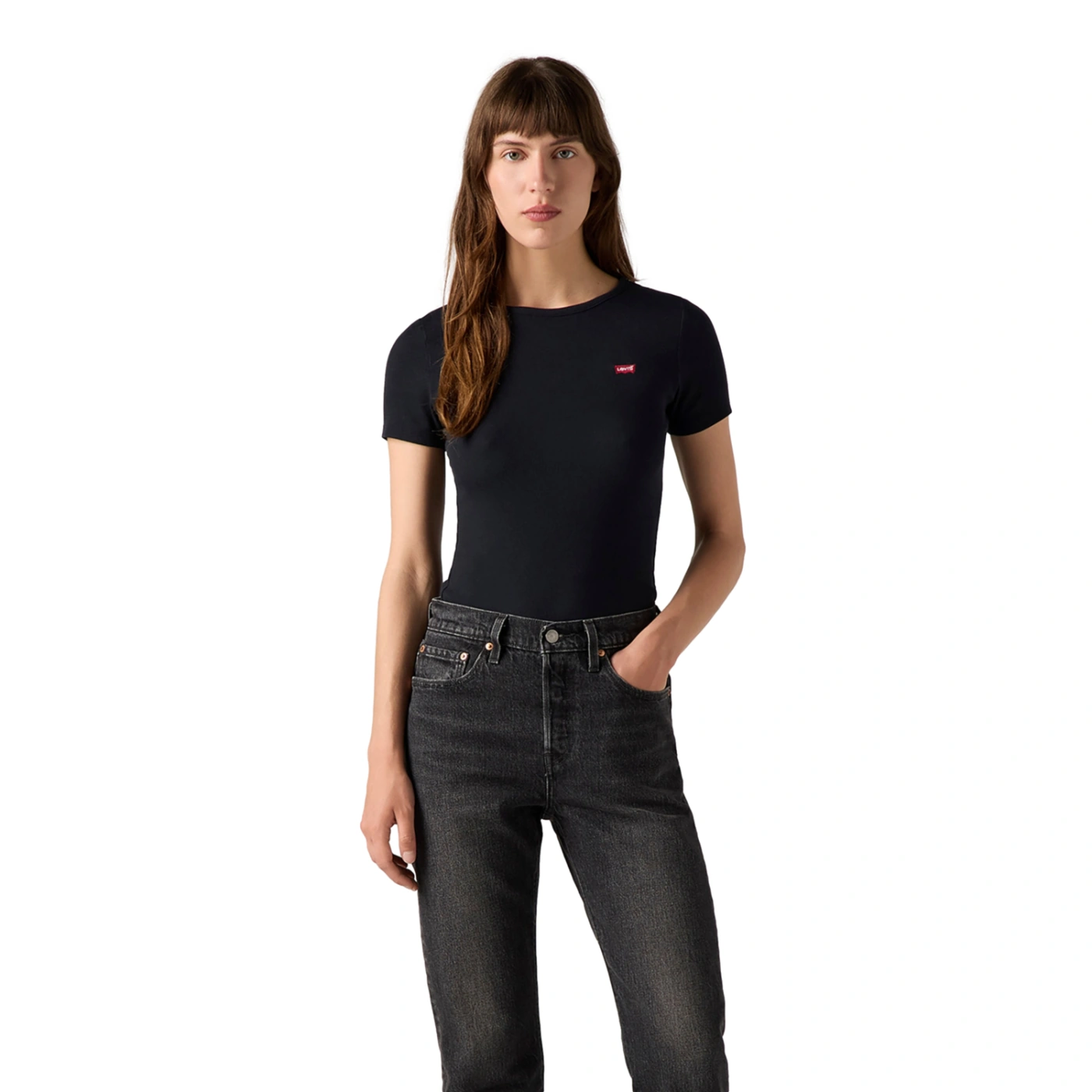 POLO MUJER LEVI'S HAYES TEE 23452 ANTHRACITE NIGHT - 1