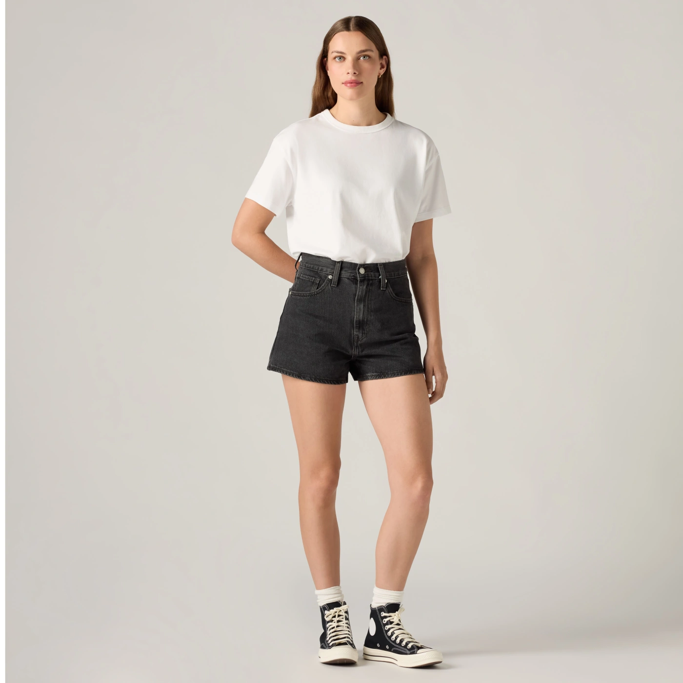 SHORT ALGODÓN MUJER LEVI'S HIGH WAISTED MOM WONDERFUL - 1