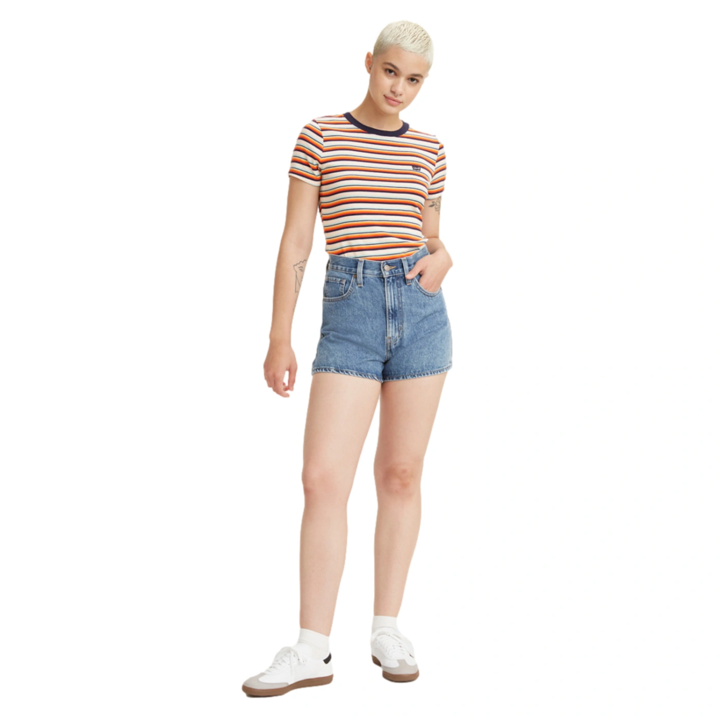 SHORT ALGODÓN MUJER LEVI'S HIGH WAISTED MOM AMAZING - 1