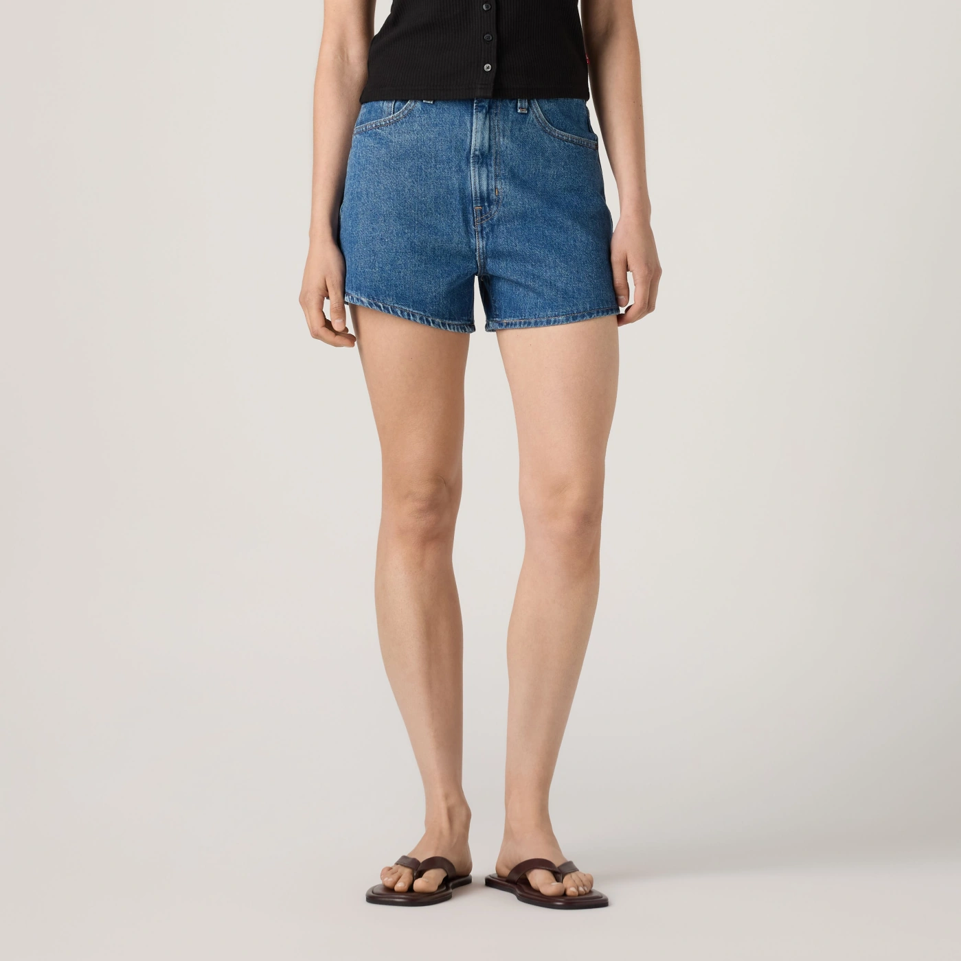 SHORT ALGODÓN MUJER LEVI'S HIGH WAISTED MOM AMAZING - 3