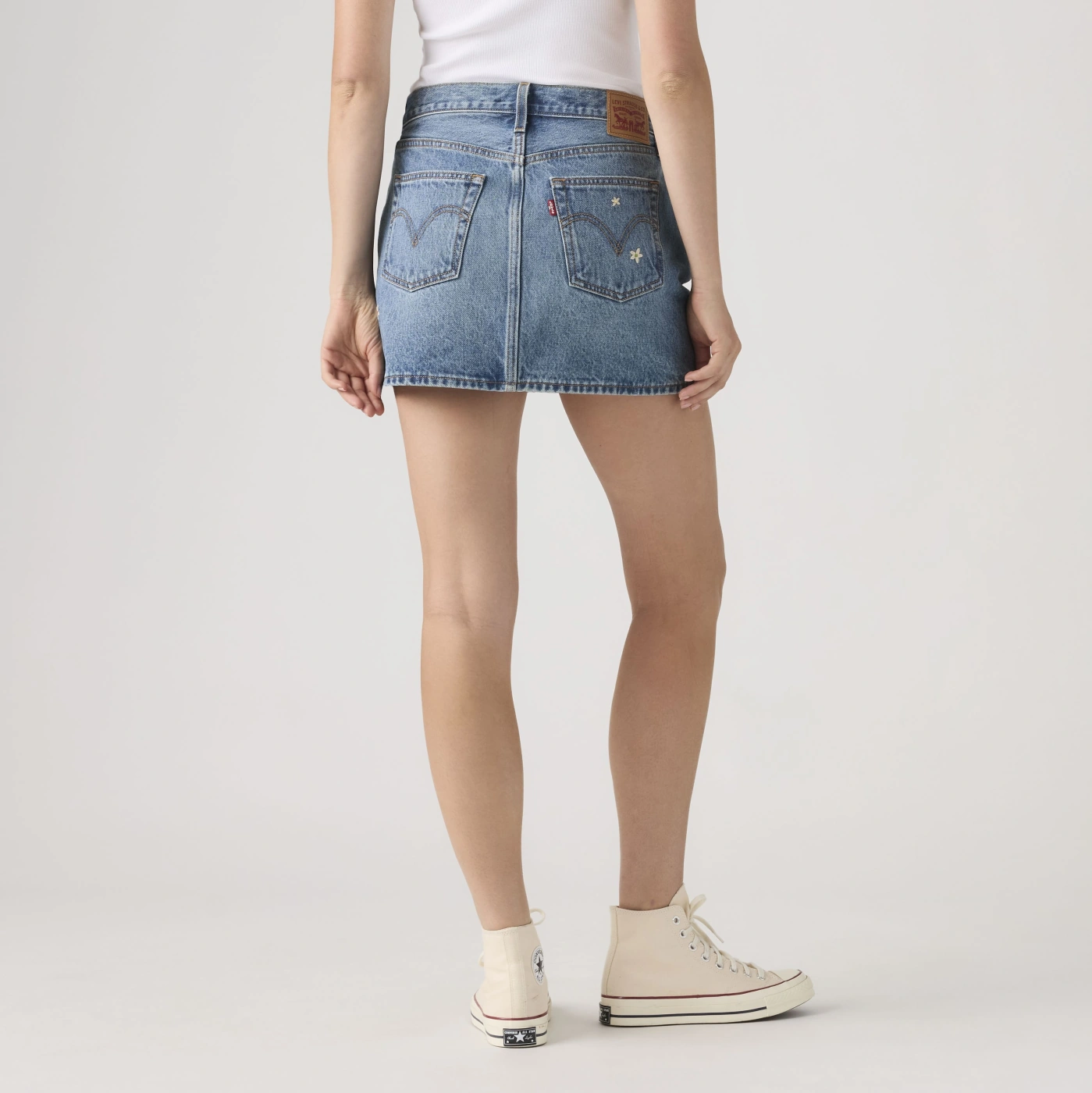 FALDA ALGODÓN MUJER LEVI'S ICON SKIRT BEE IN THE BONNET SKIRT - 5