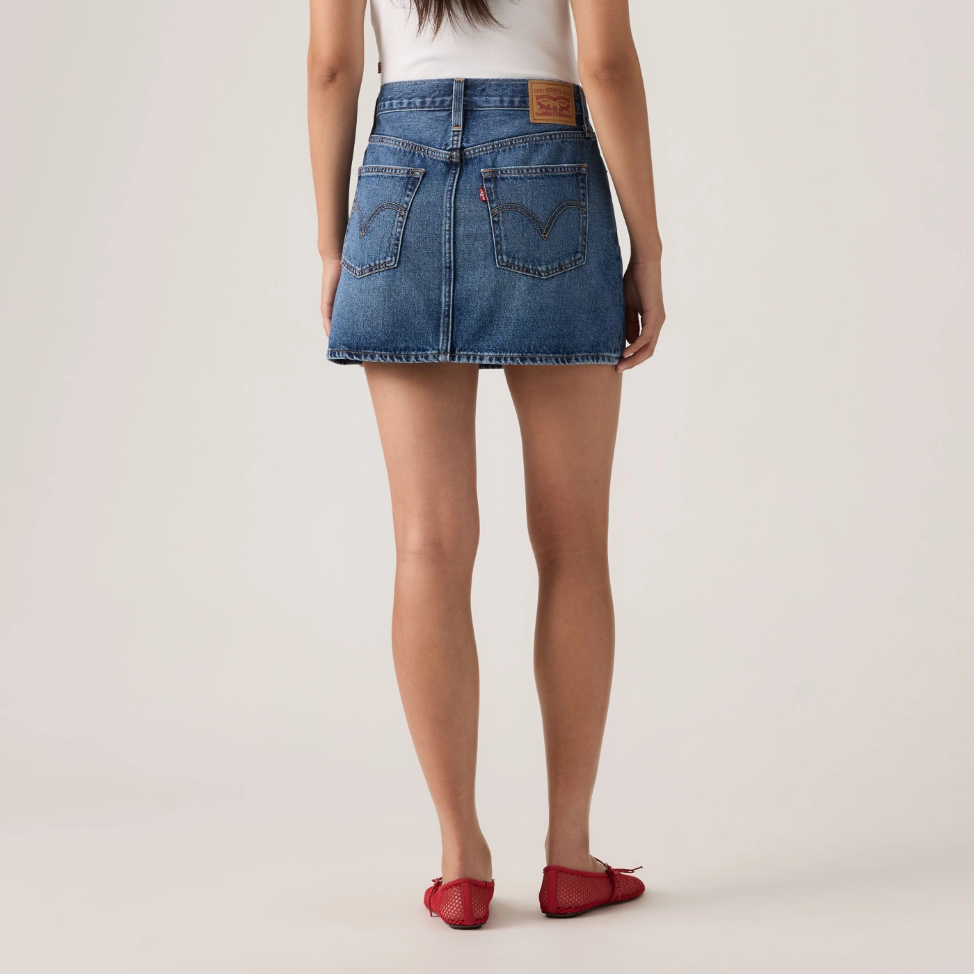 FALDA ALGODÓN MUJER LEVI'S ICON SKIRT BEAUTIFUL TARGET SKIRT - 5