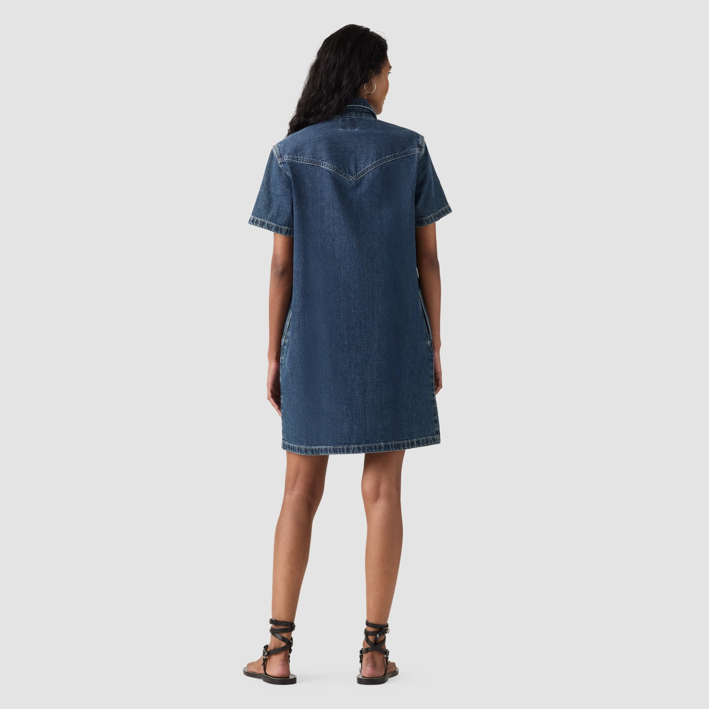 VESTIDO CORTO ALGODÓN MUJER LEVI'S LOUISA DENIM DRESS YOURE A DIME - 2