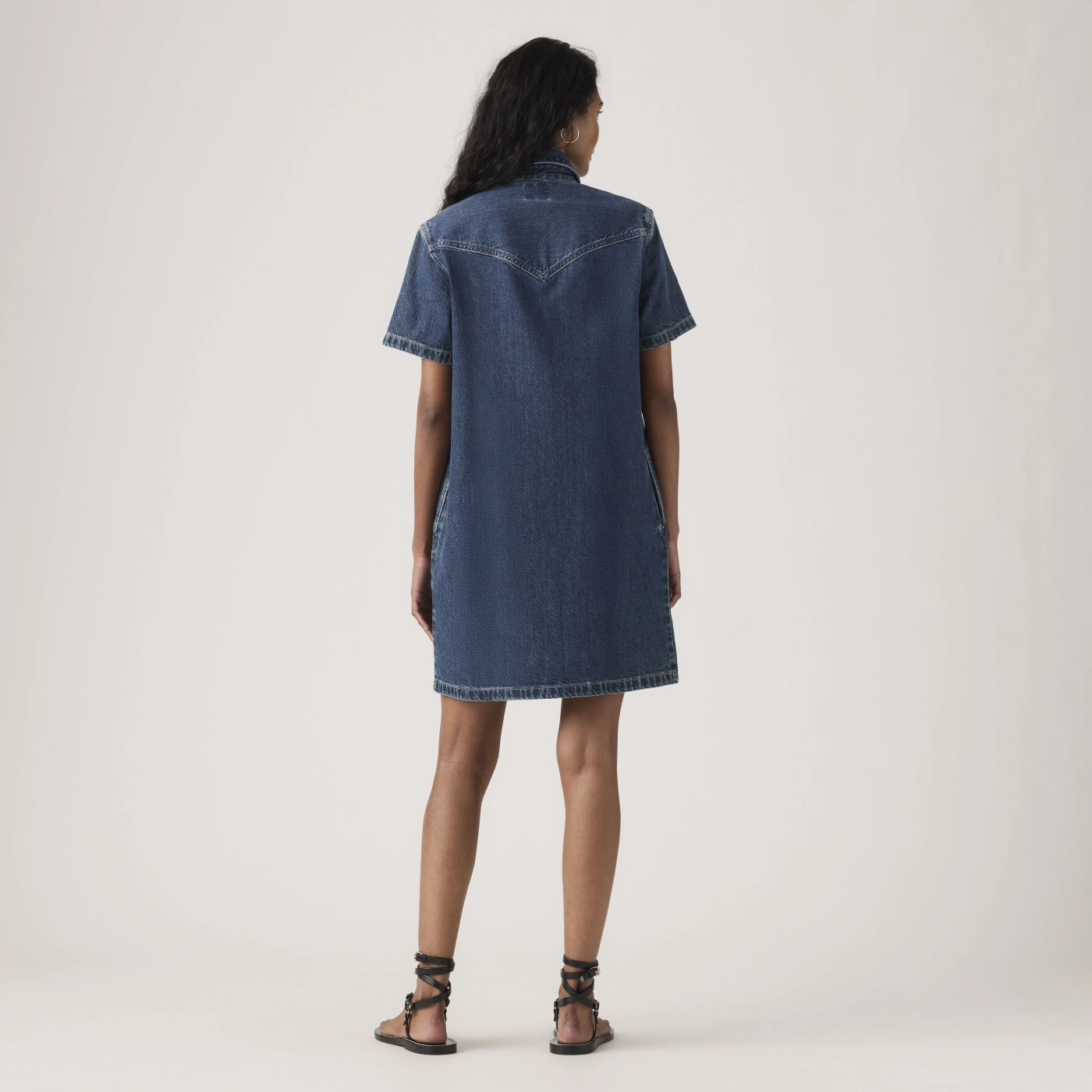 VESTIDO CORTO ALGODÓN MUJER LEVI'S LOUISA DENIM DRESS YOURE A DIME - 3