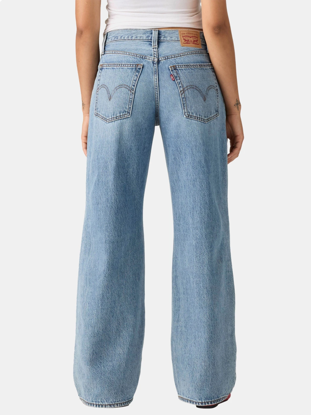 JEANS ALGODÓN SUELTO MUJER LEVIS AZUL MIDDY BALLOON - 3