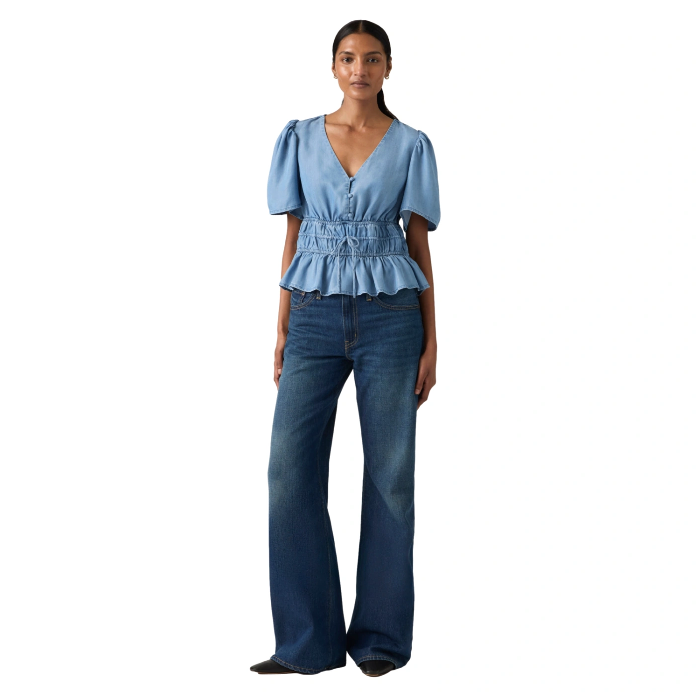 JEAN LOOSE BOOT MUJER LEVI'S MIDDY GOOD FORTUNES - 1