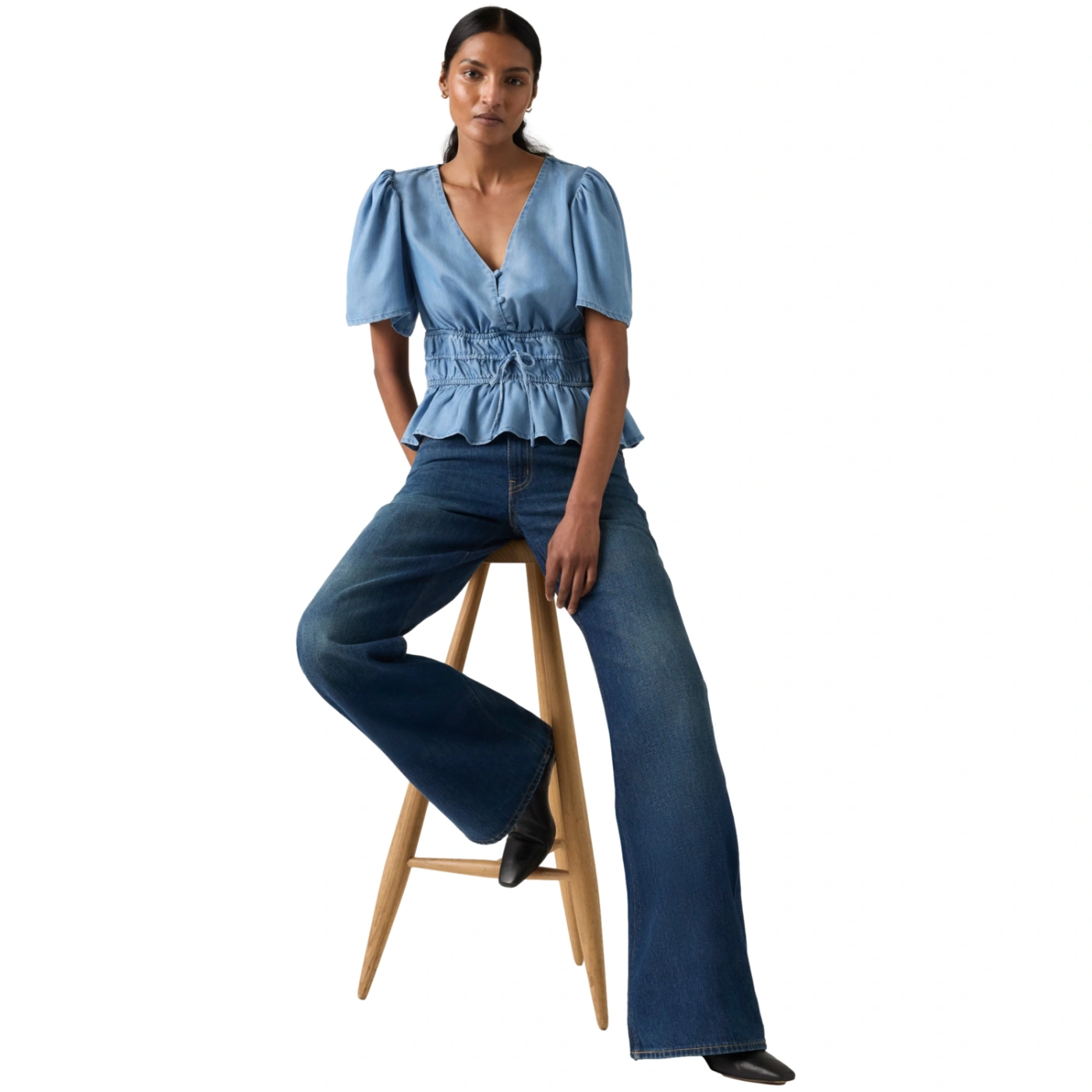 JEAN LOOSE BOOT MUJER LEVI'S MIDDY GOOD FORTUNES - 5