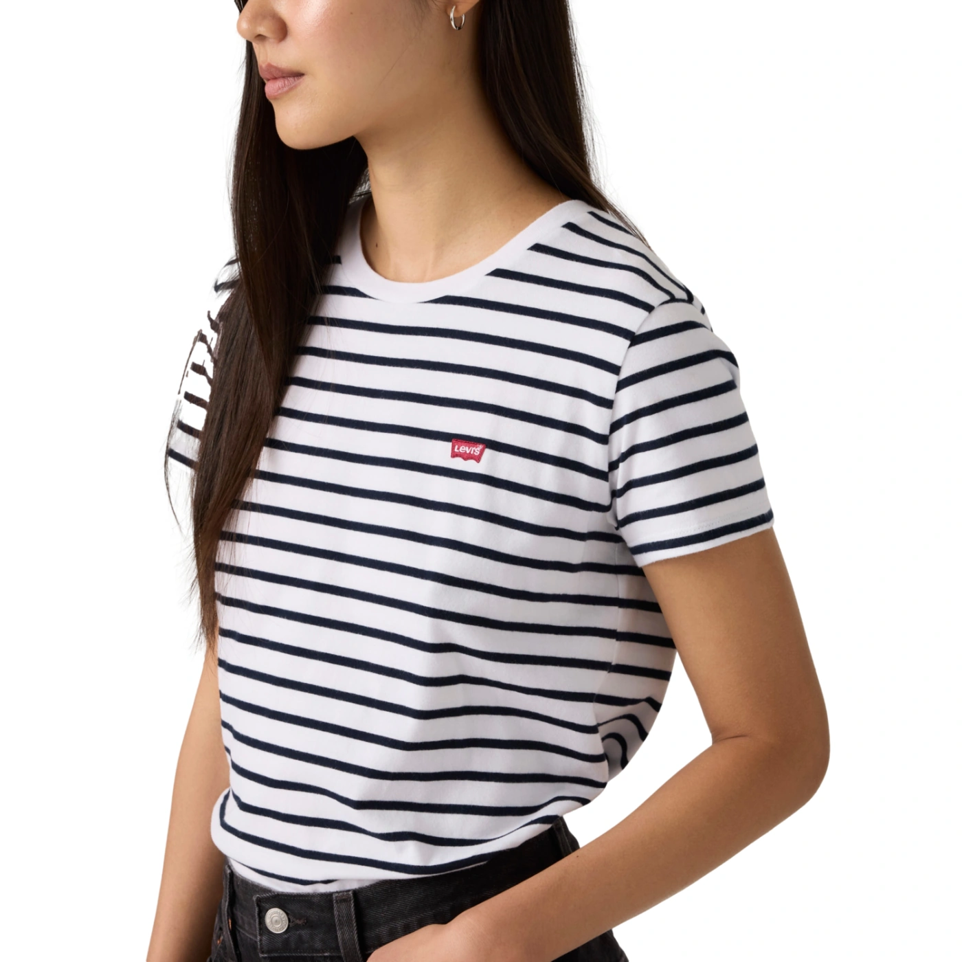 POLO MUJER LEVI'S PERFECT TEE EMILY STRIPE - 4