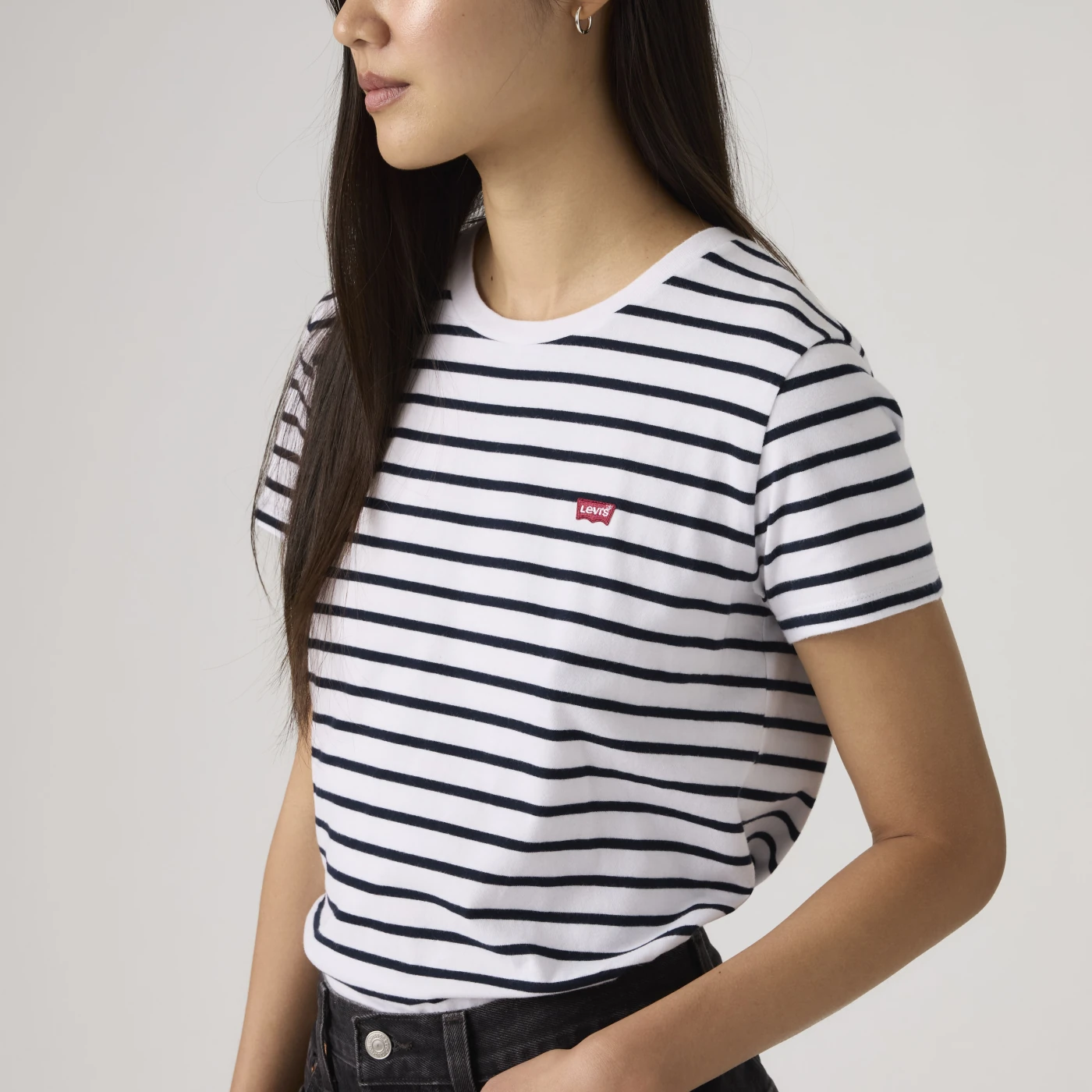 POLO MUJER LEVI'S PERFECT TEE EMILY STRIPE - 4