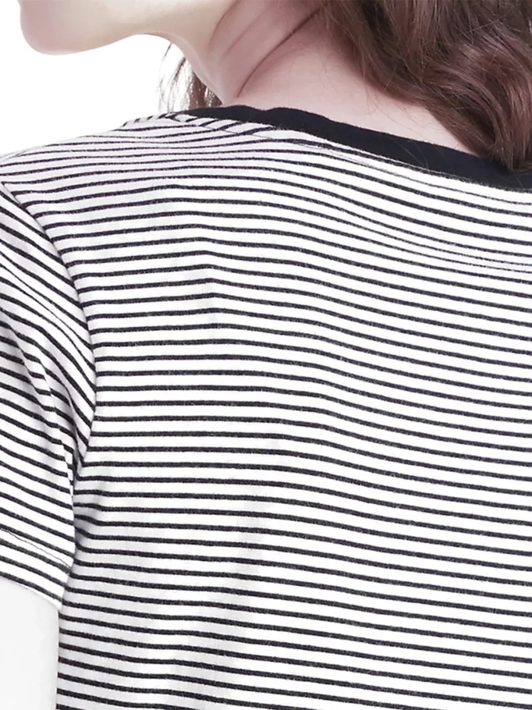 POLO MUJER LEVI'S PERFECT VNECK ANNALISE STRIPE CLOUD DANCER JERSEY - 4
