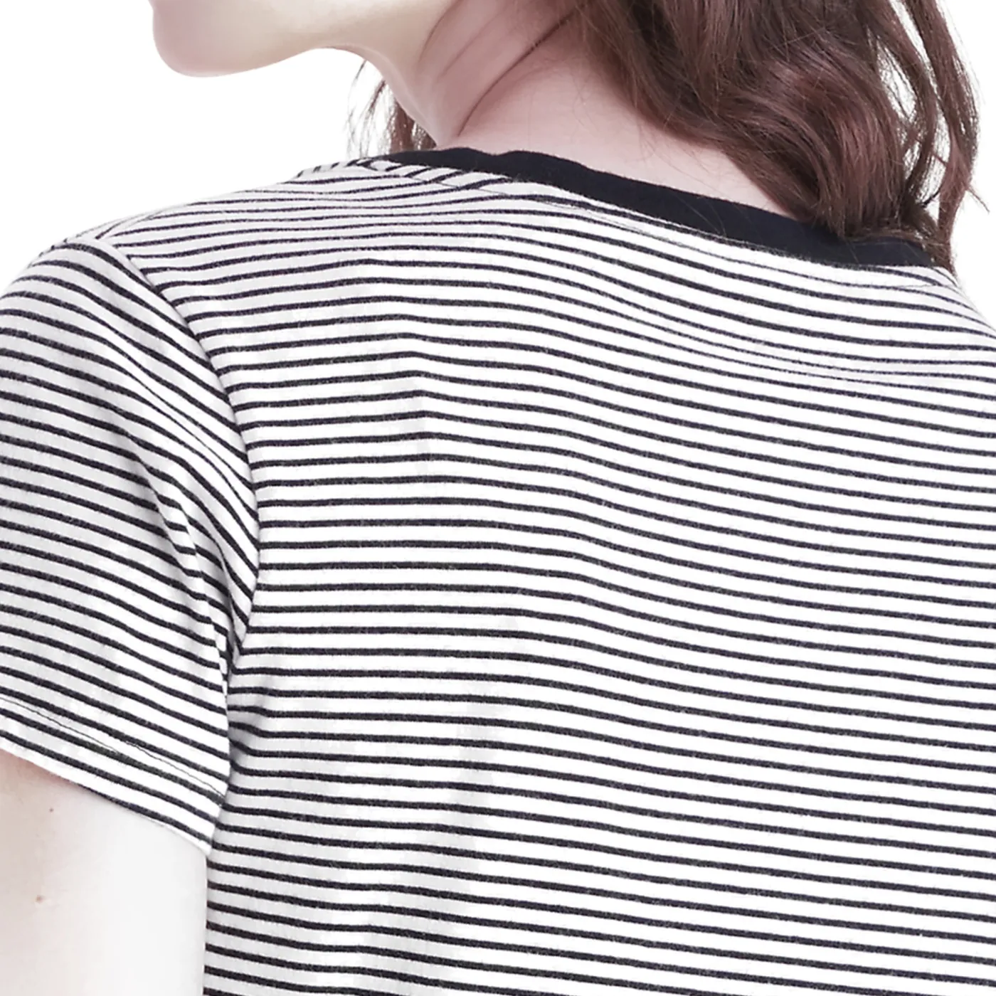 POLO MUJER LEVI'S PERFECT VNECK ANNALISE STRIPE CLOUD DANCER JERSEY - 4