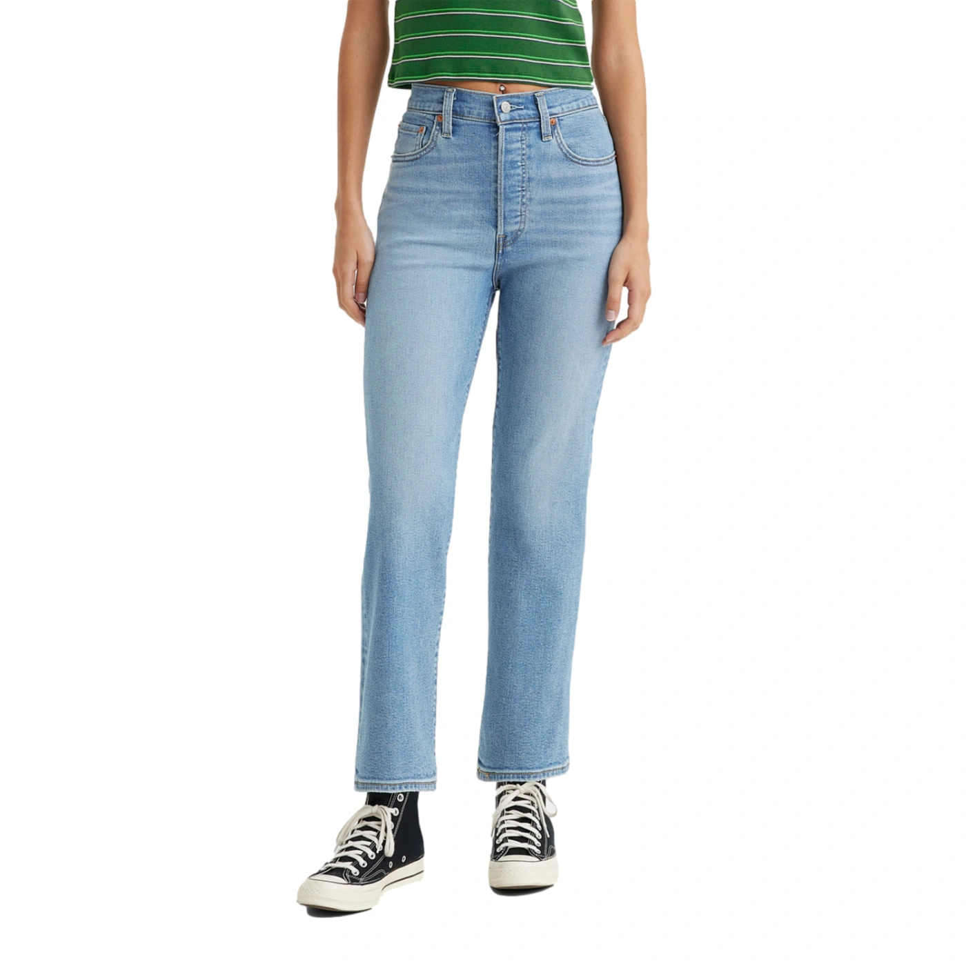 JEAN STRAIGHT MUJER LEVI'S RIBCAGE ANKLE CENTER LANE - 1