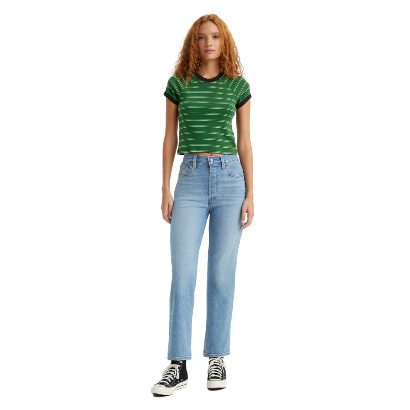 JEAN STRAIGHT MUJER LEVI'S RIBCAGE ANKLE CENTER LANE - 4