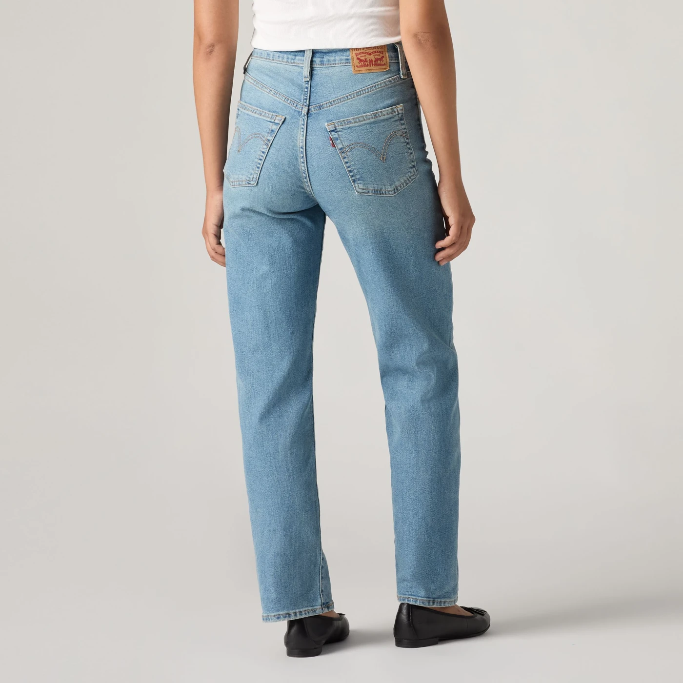 JEAN STRAIGHT MUJER LEVI'S RIBCAGE ANKLE CENTER LANE - 4