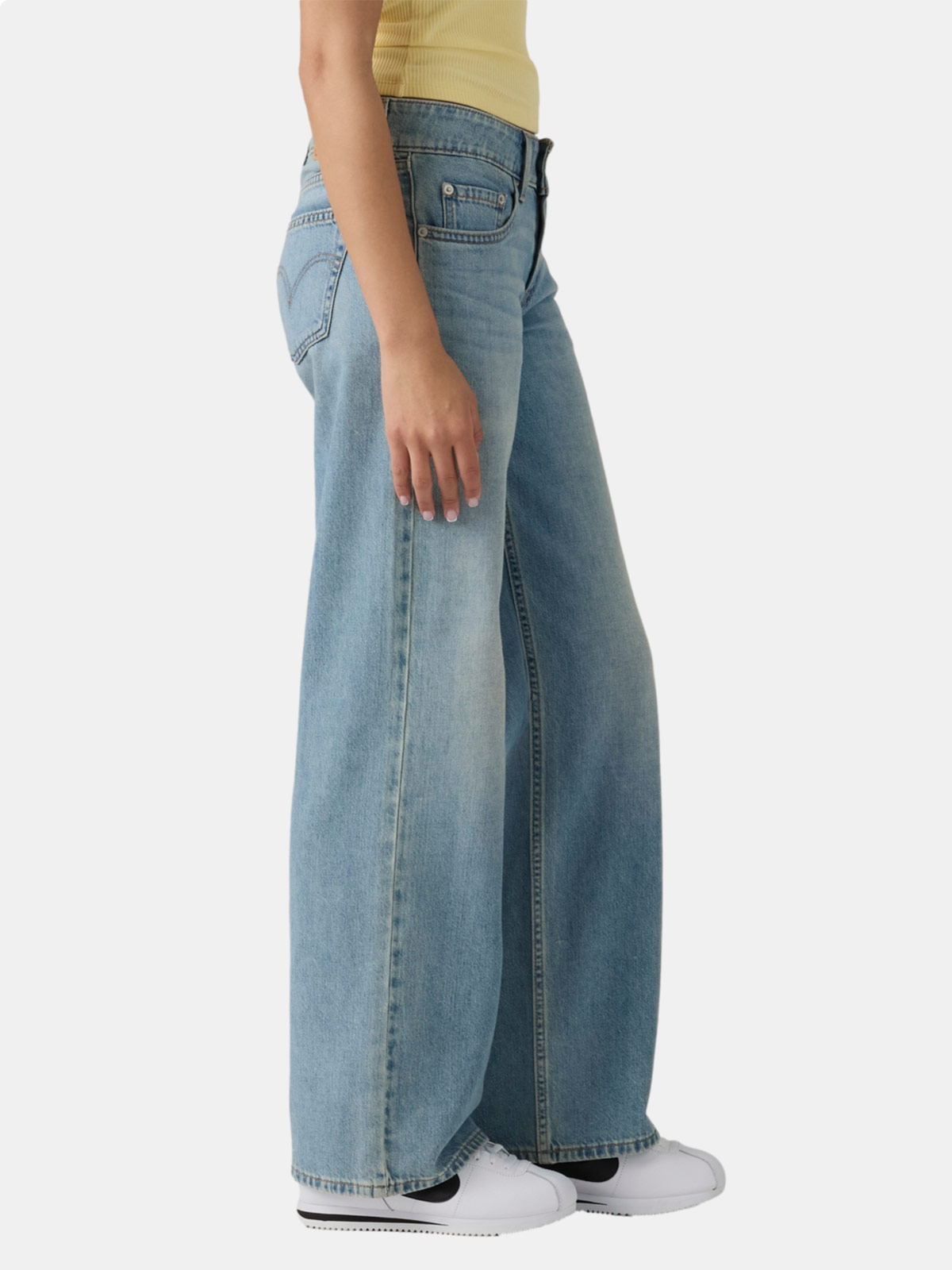 JEANS ALGODÓN SUELTO MUJER LEVIS AZUL SUPERLOW - 4